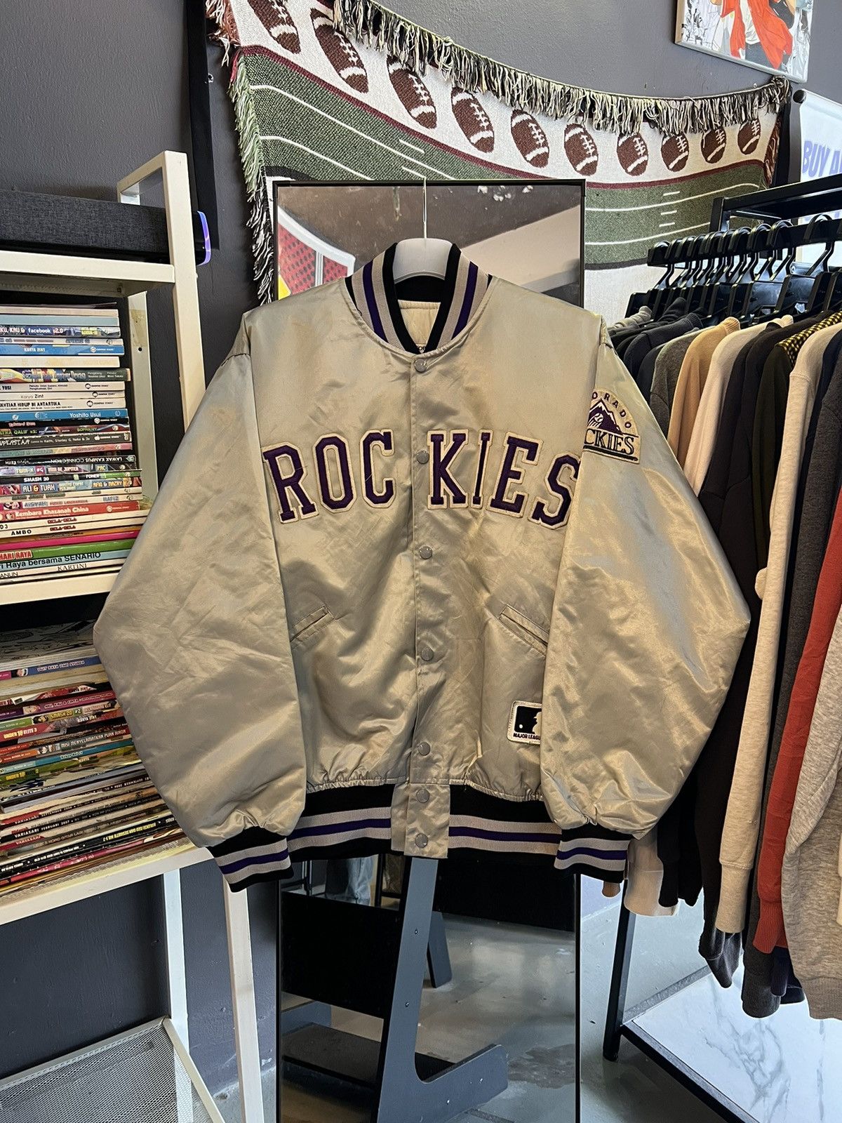 MLB × Vintage Vintage MLB Rockies Jacket Size US L / EU 52-54 / 3 - 1 Thumbnail