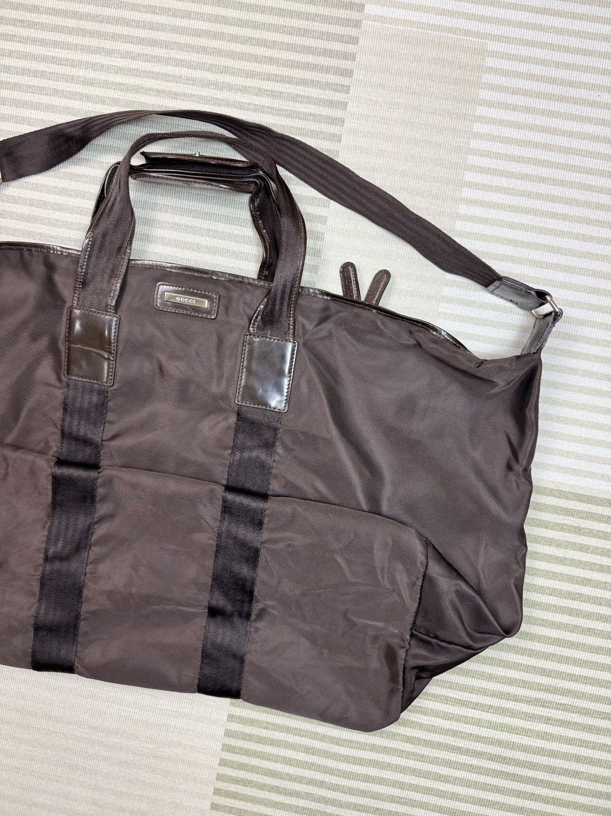 Gucci GUCCI Nylon Weekend Travel Bag Size ONE SIZE - 3 Thumbnail