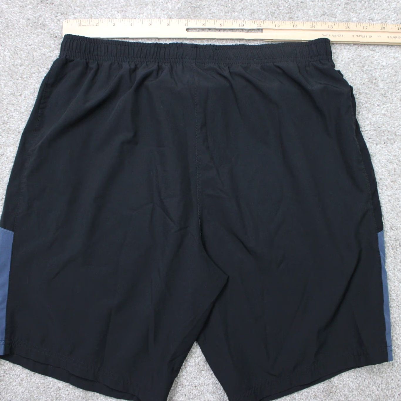 Vintage Skora Shorts Mens Medium Black/Blue Quick Dry Drawstring Athletic Stretch Bermuda Size US 31 - 6 Thumbnail