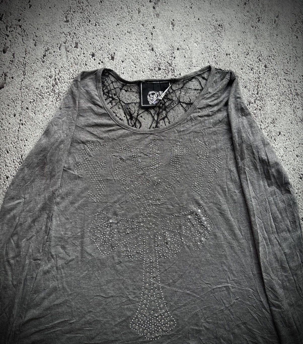 Hysteric Glamour Y2k rich or die skull Punk style Longsleeve Size L / US 10 / IT 46 - 4 Thumbnail