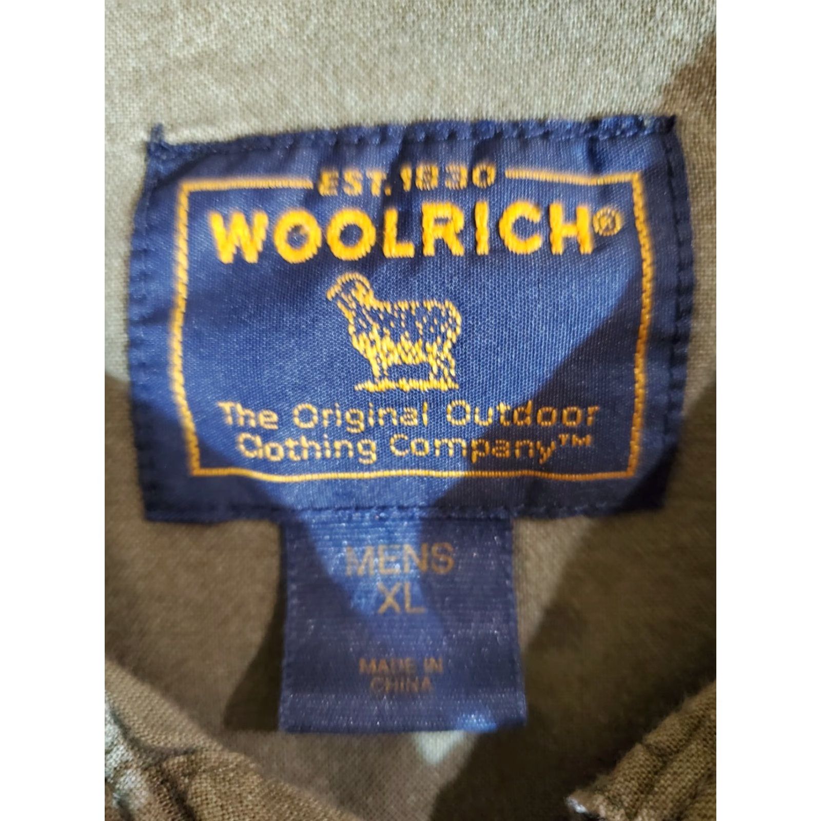 Vintage VINTAGE Woolrich SHIRT Men XL Green Elk Print 100% Cotton Flannel Button-Up Long Sleeve Size US XL / EU 56 / 4 - 4 Thumbnail