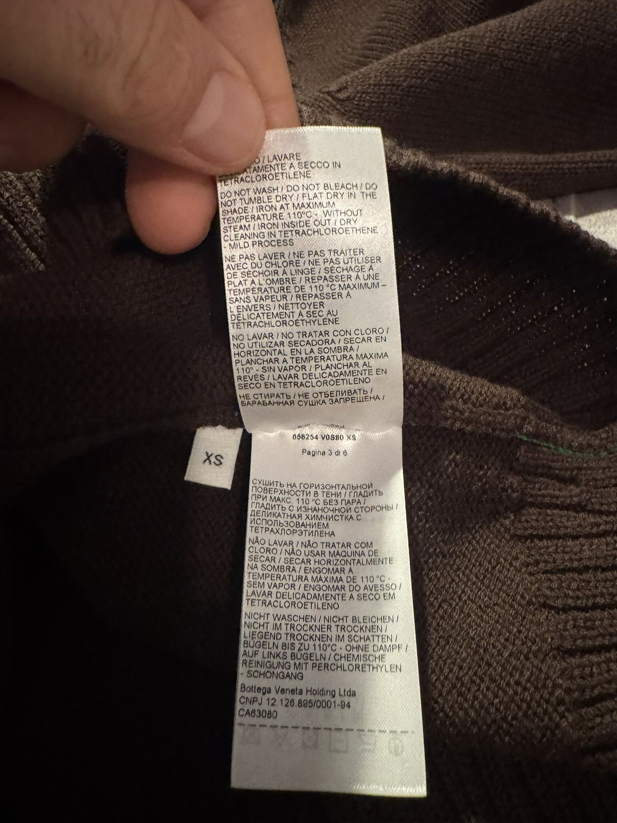 Bottega Veneta BOTTEGA VENETA jumper STUDY REAL TAPE MEASUREMENTS IN PHOTOS Size US XS / EU 42 / 0 - 22 Thumbnail