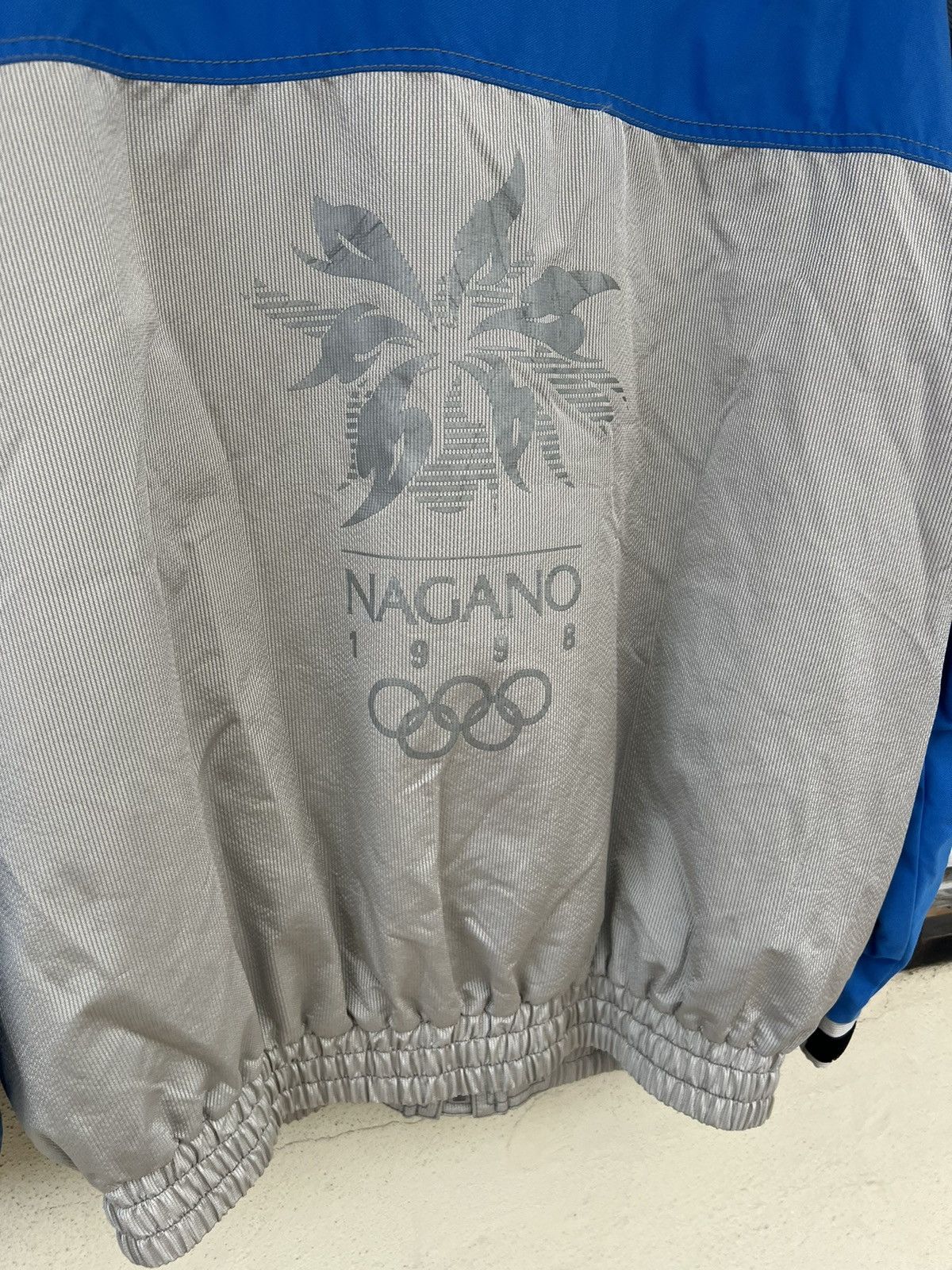 Mizuno 1998 Nagano Olympic Mizuno Official Sponsor Bomber Jacket Size US L / EU 52-54 / 3 - 18 Thumbnail