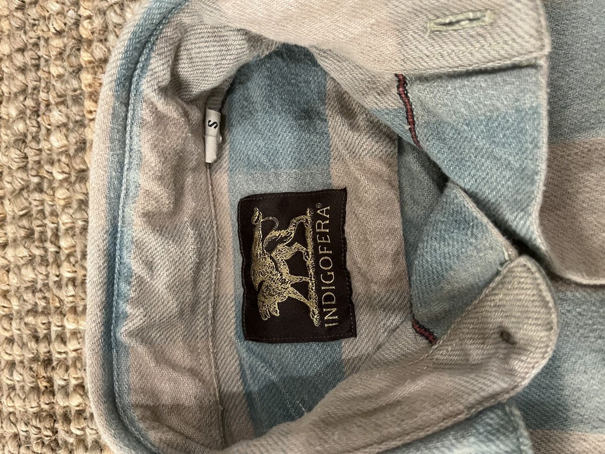 Indigofera Flannel - Indigo Dye Check Size US S / EU 44-46 / 1 - 2 Thumbnail
