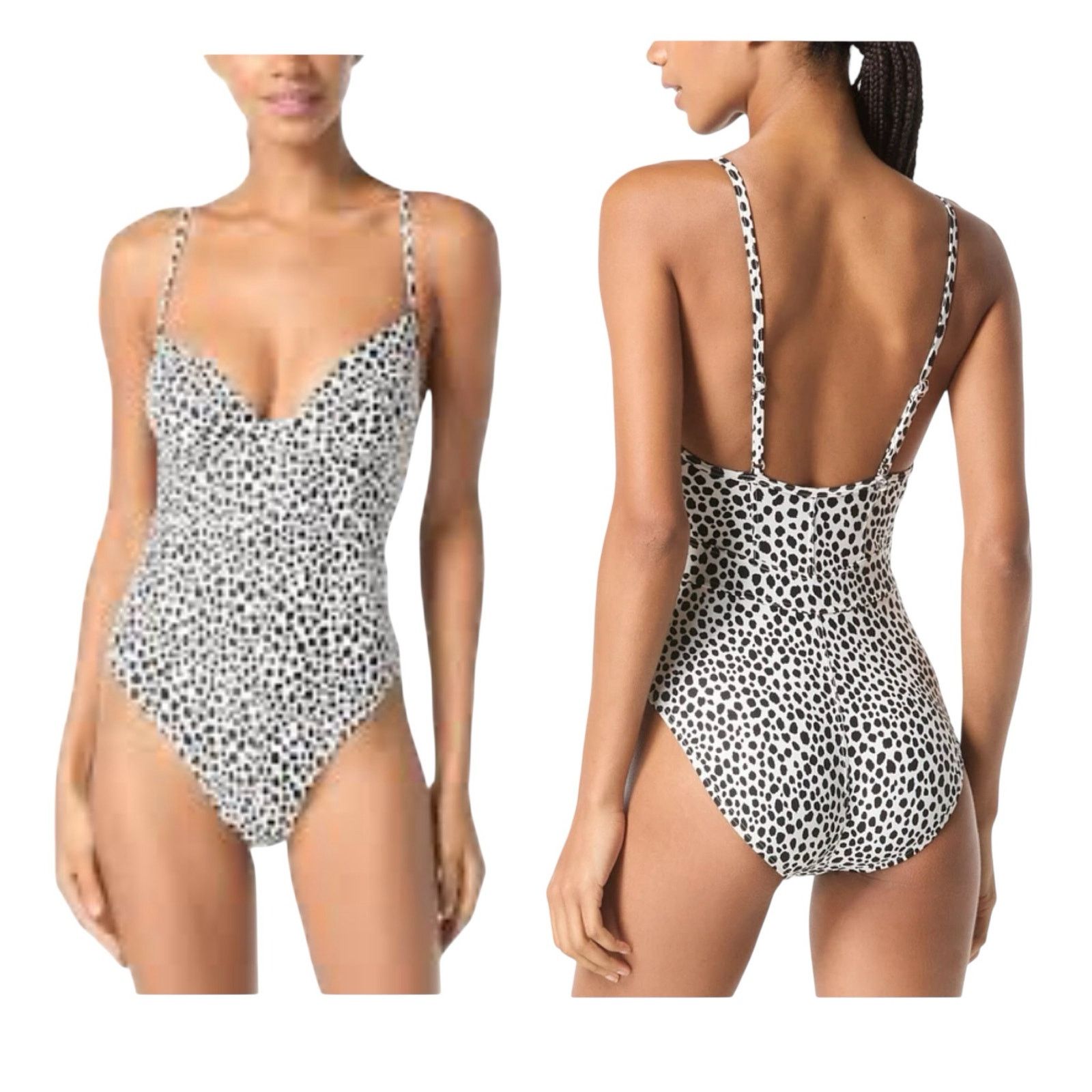 Catalina Catalina Women’s Black Polka Dot One Piece Size Small Size S / US 4 / IT 40 - 1 Thumbnail