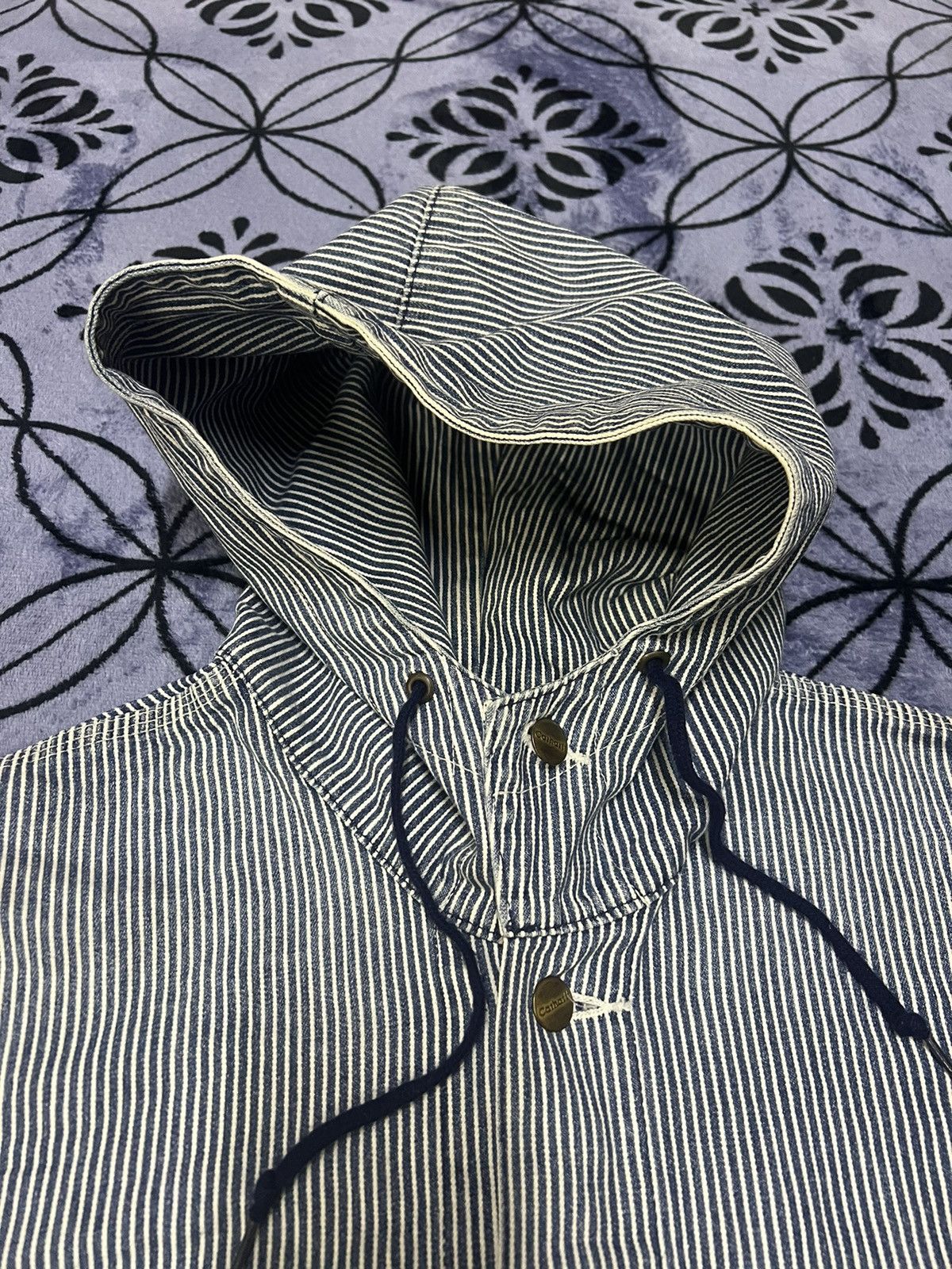 Carhartt Wip Carhartt WIP - Denim Jacket (hickory stripe) Size US XL / EU 56 / 4 - 11 Thumbnail