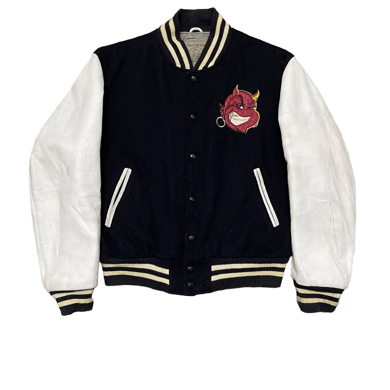 Golden Bear Vintage Golden Bear Devil Group Varisty Jacket Wool Leather Size US M / EU 48-50 / 2 - 1 Thumbnail