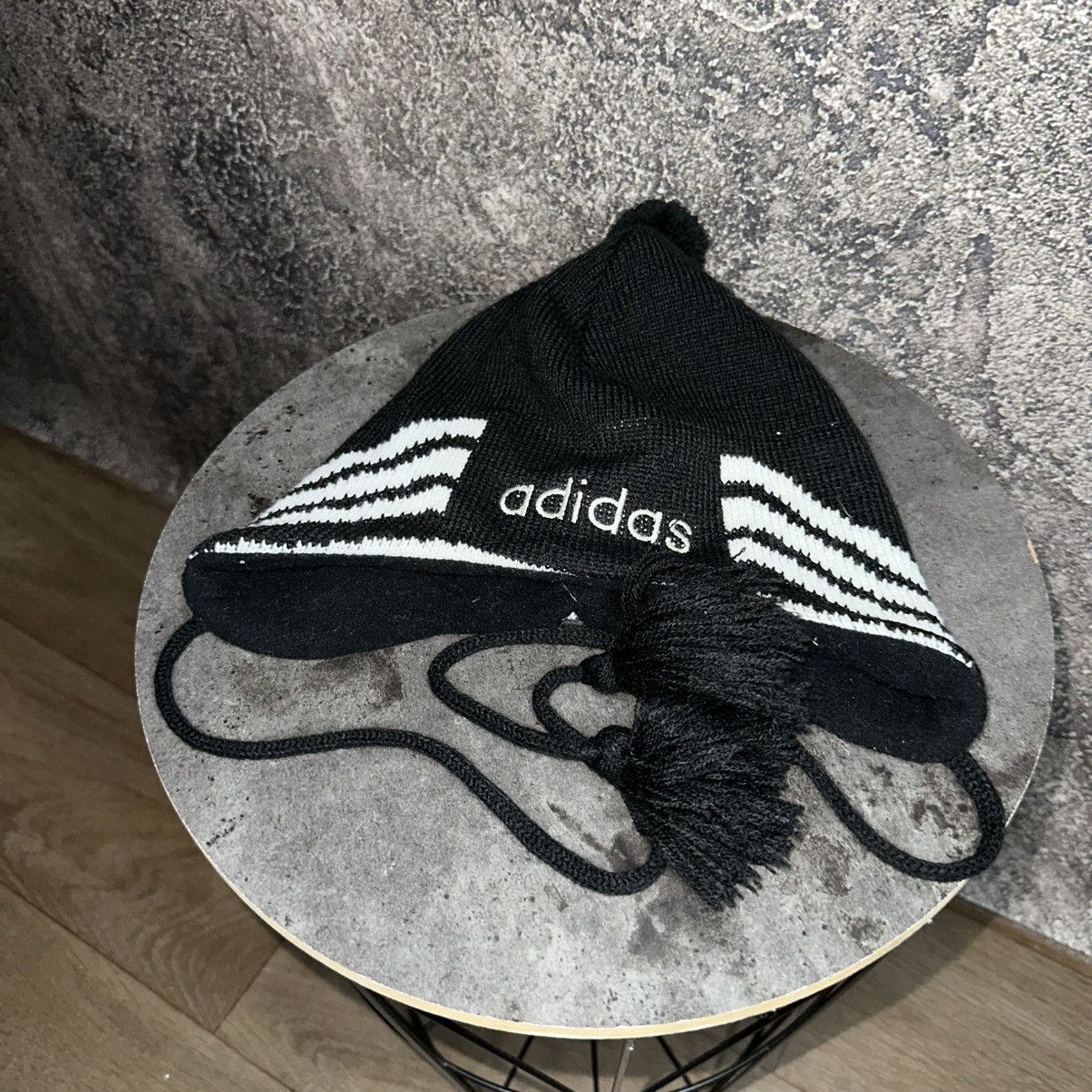 Adidas Vintage Very Rare Adidas Earflap Hat Size ONE SIZE - 7 Thumbnail