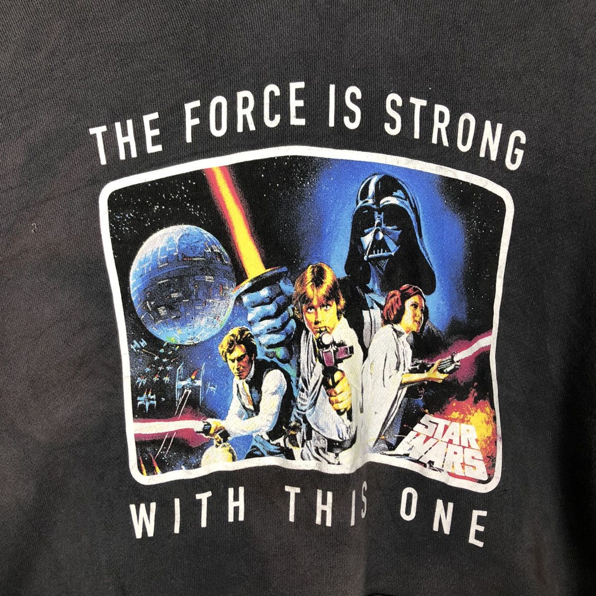 Japanese Brand × Vintage 📌Vintage Hoodie Sweatshirt Star Wars Big Logo Size US L / EU 52-54 / 3 - 16 Thumbnail