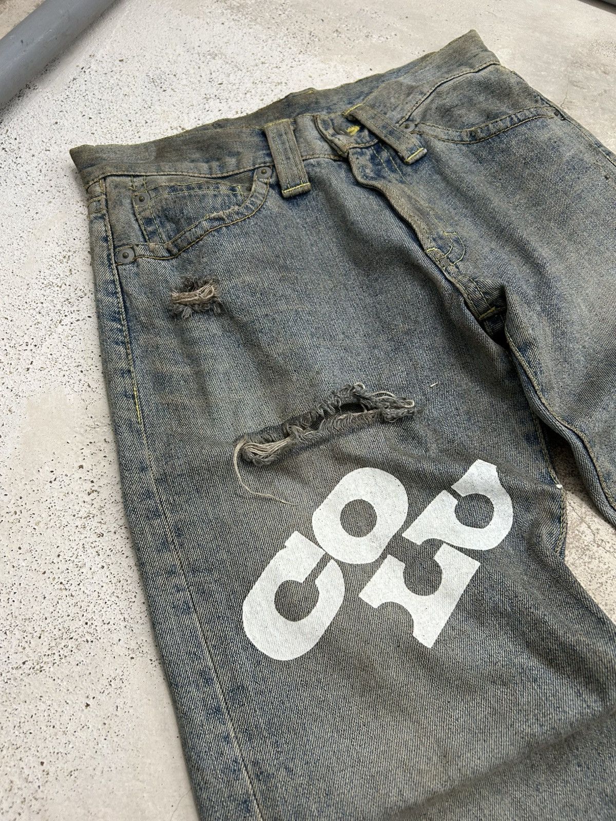 GOSTAR DE FUGA Co and Lu Japan Unisex Dirty Mud Washed Distressed Worn Size US 28 / EU 44 - 8 Thumbnail
