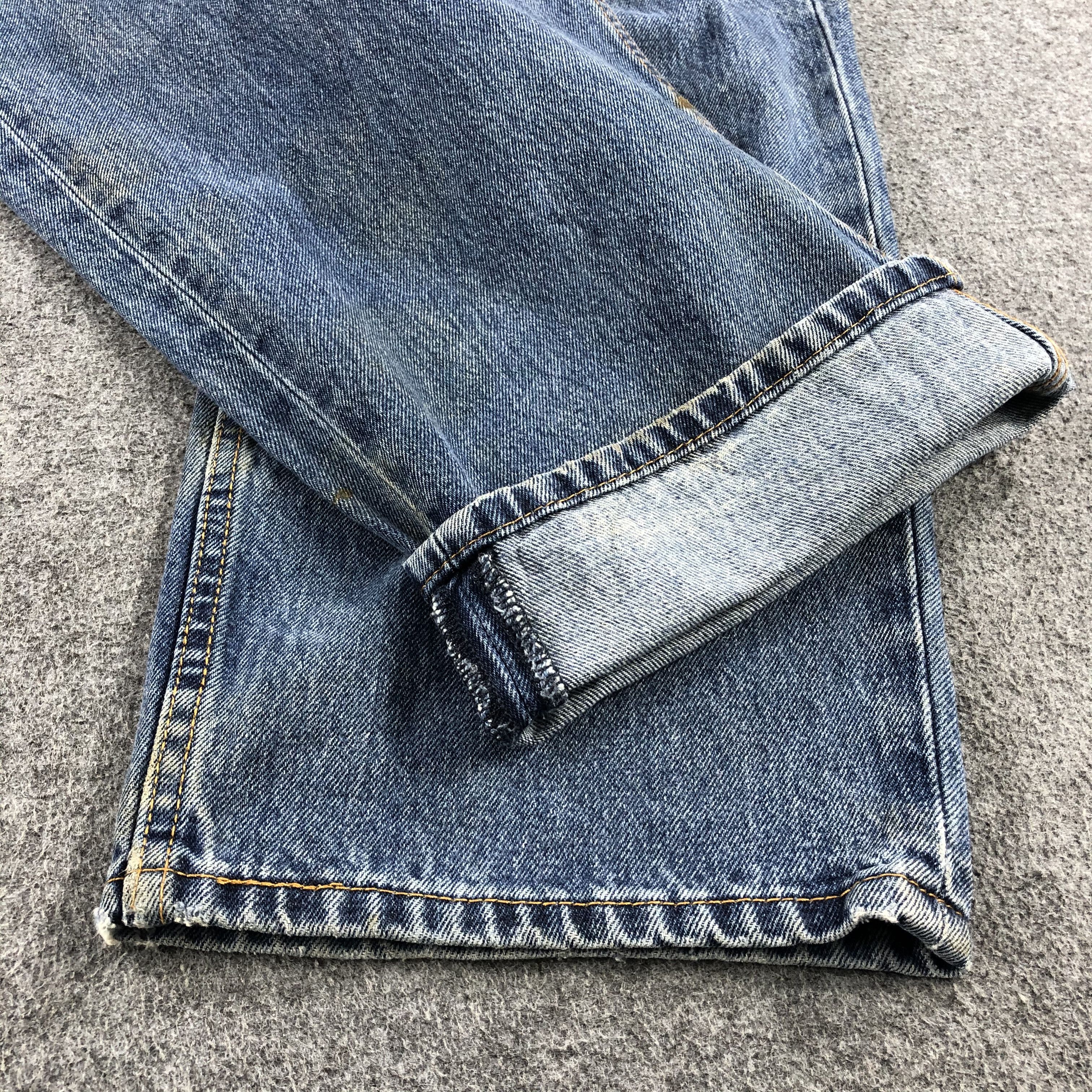 Levi's Vintage Blue Wash Levis 550 Jeans-J1609 Size US 44 / EU 60 - 7 Thumbnail