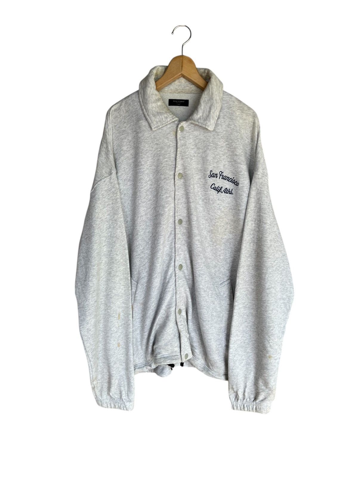 Japanese Brand Japanese Brand Back Number San Francisco Button Jacket Size US XL / EU 56 / 4 - 1 Thumbnail