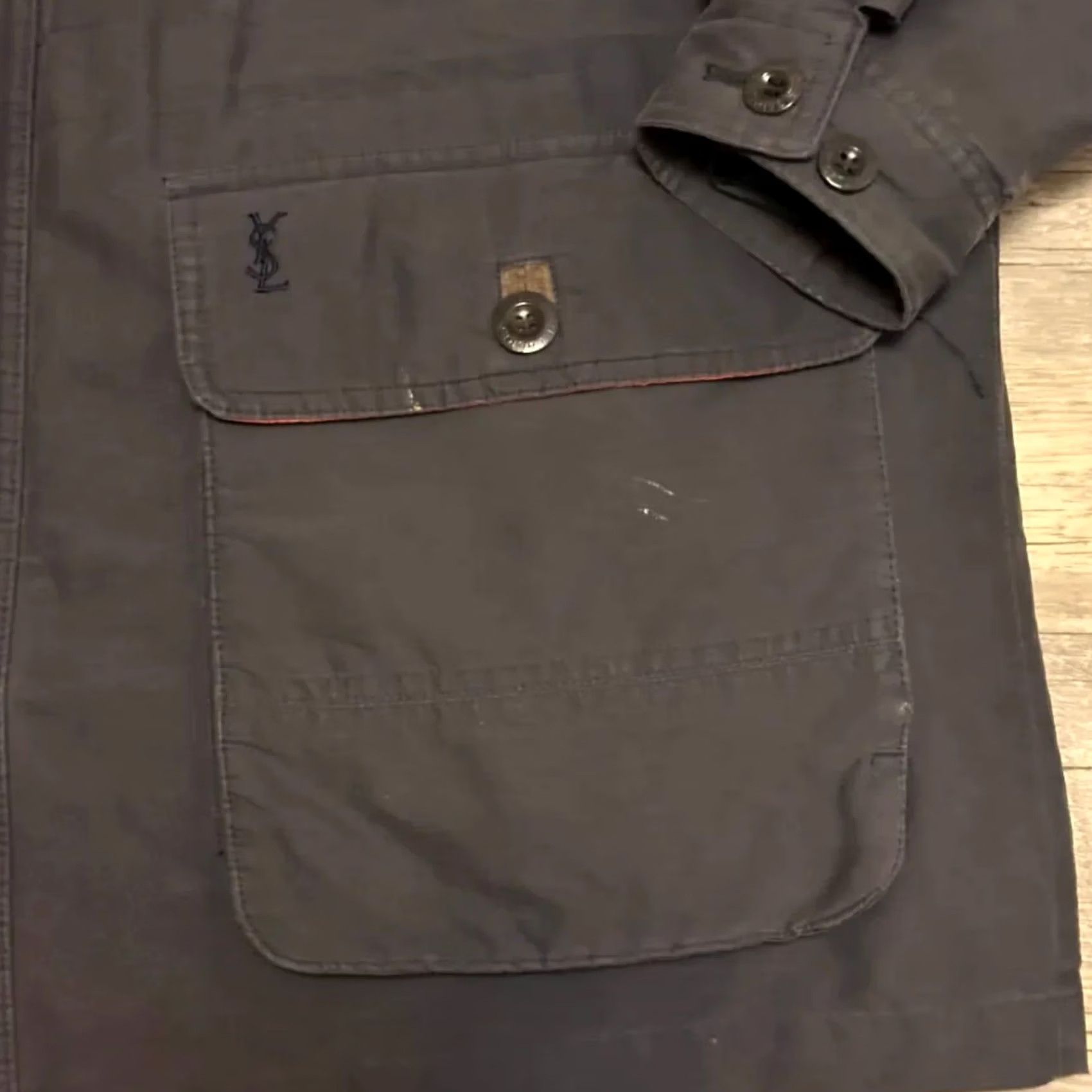Yves Saint Laurent VINTAGE Yves Saint Laurent Down Hooded Puffer Jacket XL Men Blue Size XL Jacket Size US XL / EU 56 / 4 - 2 Thumbnail