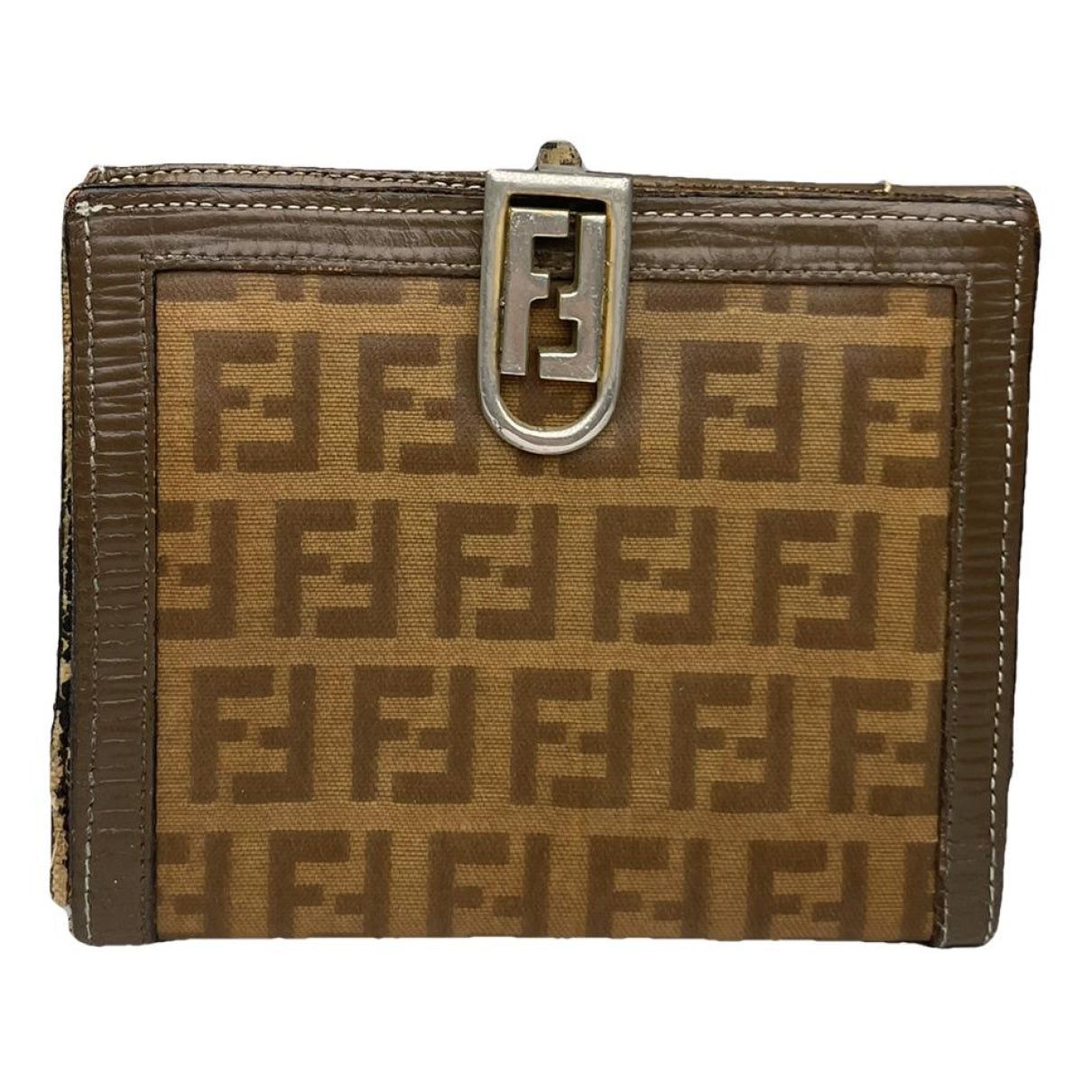 Fendi Baguette Brown Leather Wallet Size ONE SIZE - 1 Thumbnail
