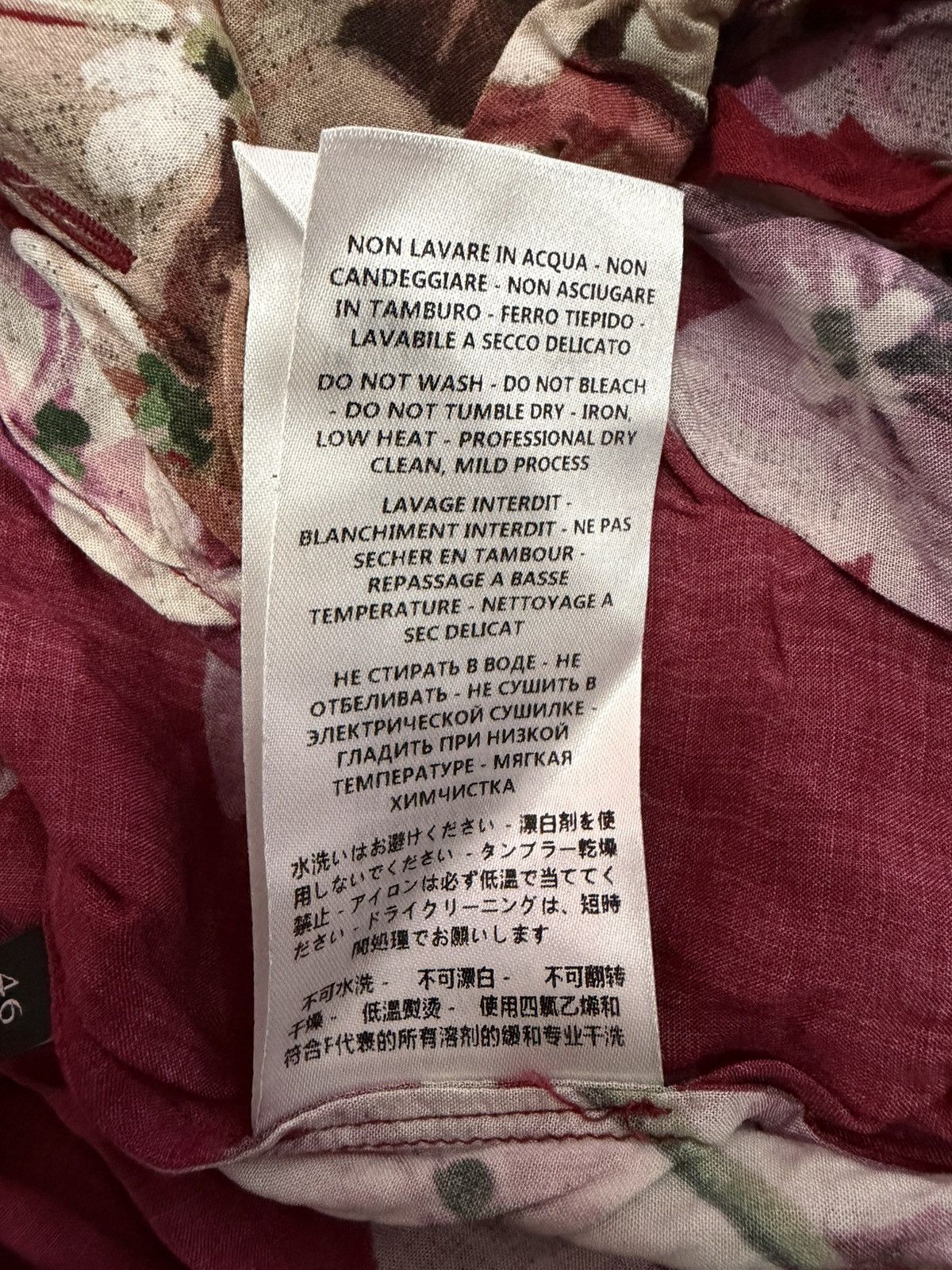 Gucci GUCCI 15” VISCOSE FLOWER SHIRT Size US S / EU 44-46 / 1 - 7 Thumbnail