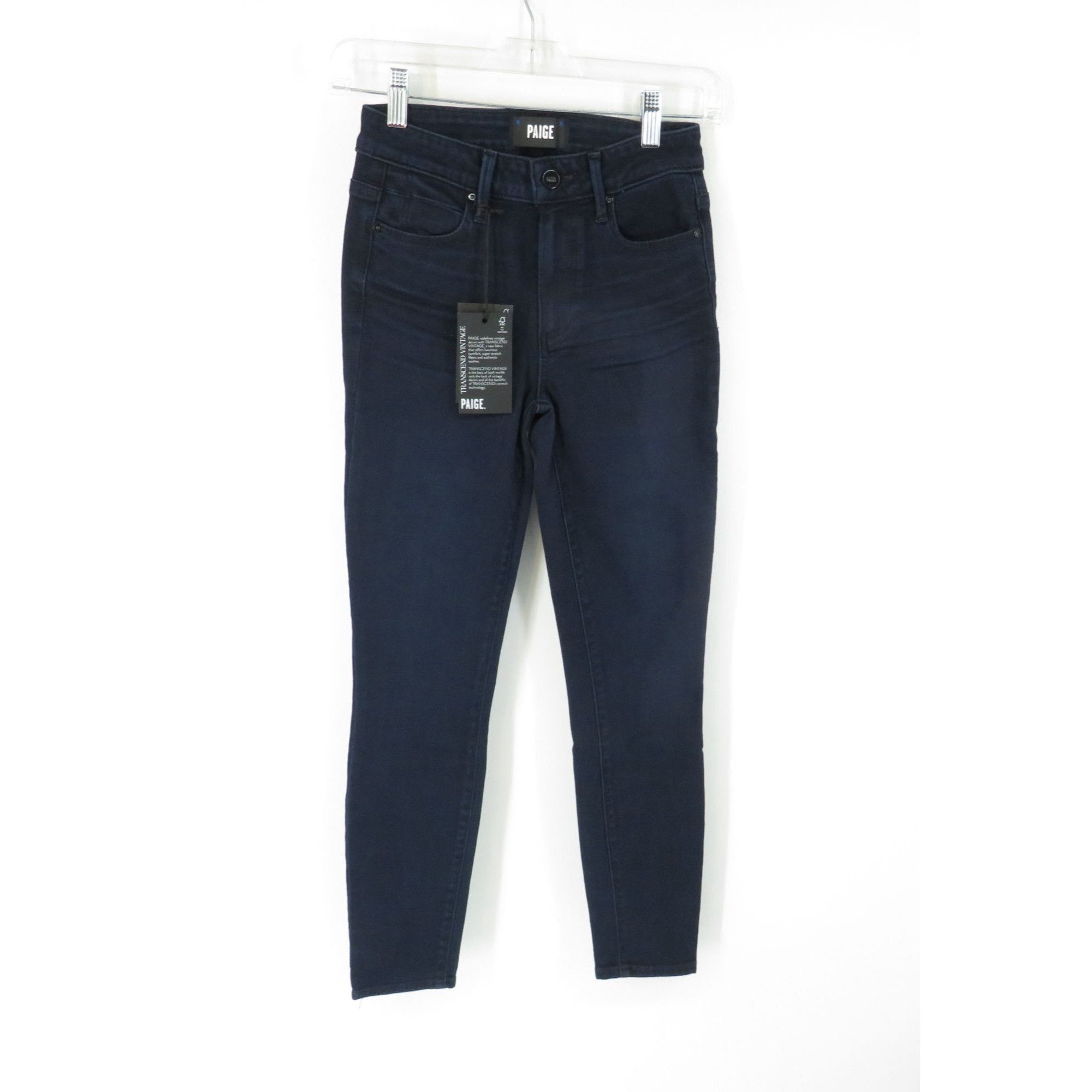 Paige Paige Hoxton Ankle High Rise Skinny Jeans 23 Transcend Vinta Size 23" - 5 Thumbnail
