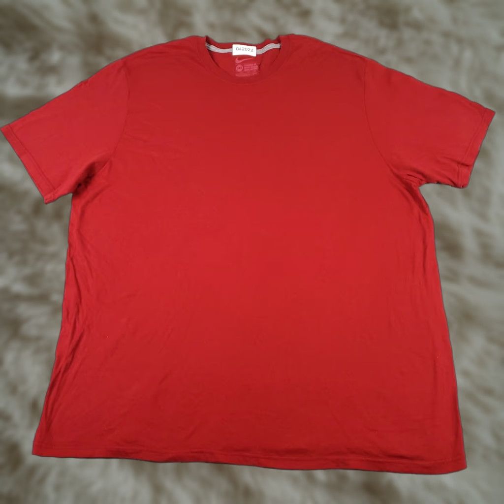 Nike VINTAGE? No, skip. Nike T Shirt Mens 3XL Red Logo Swoosh Casual Short Sleeve Adult Size US XXL / EU 58 / 5 - 1 Thumbnail