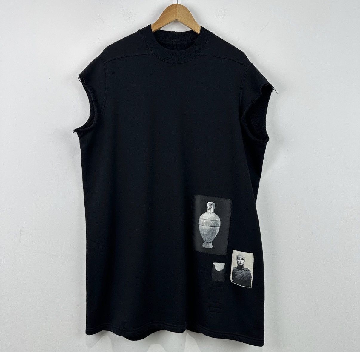 Rick Owens Rick Owens Patch Pattern Sleeveless Sweatshirt J42 Size US M / EU 48-50 / 2 - 1 Thumbnail