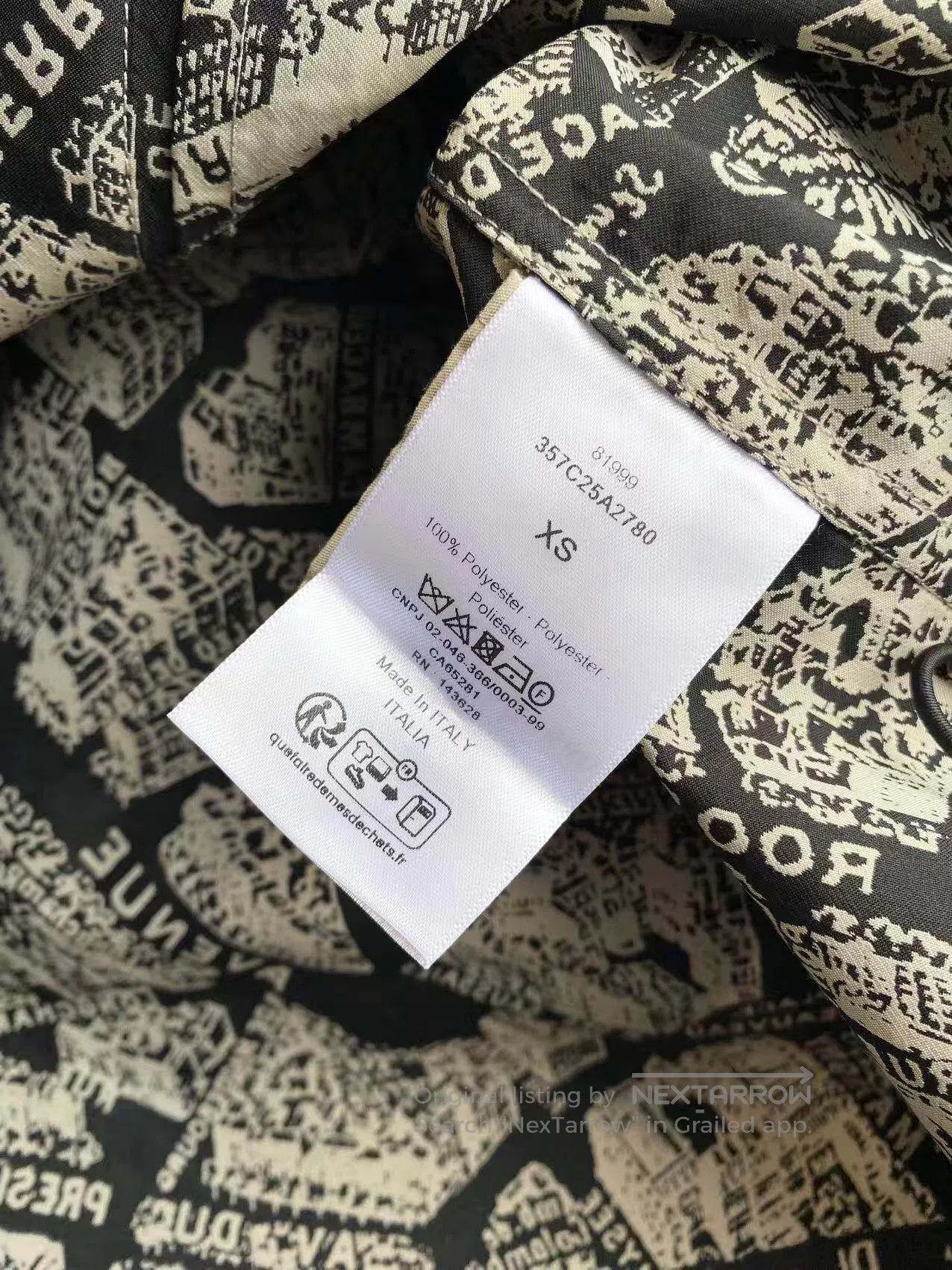 Dior Dior Paris map zip jacket| Size XS / US 0-2 / IT 36-38 - 5 Thumbnail