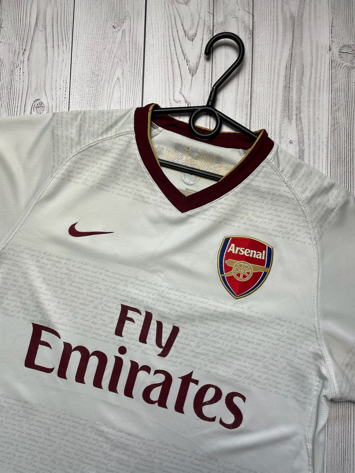 Nike × Vintage Vintage Nike Arsenal soccer jersey away rare size M Size US M / EU 48-50 / 2 - 2 Thumbnail