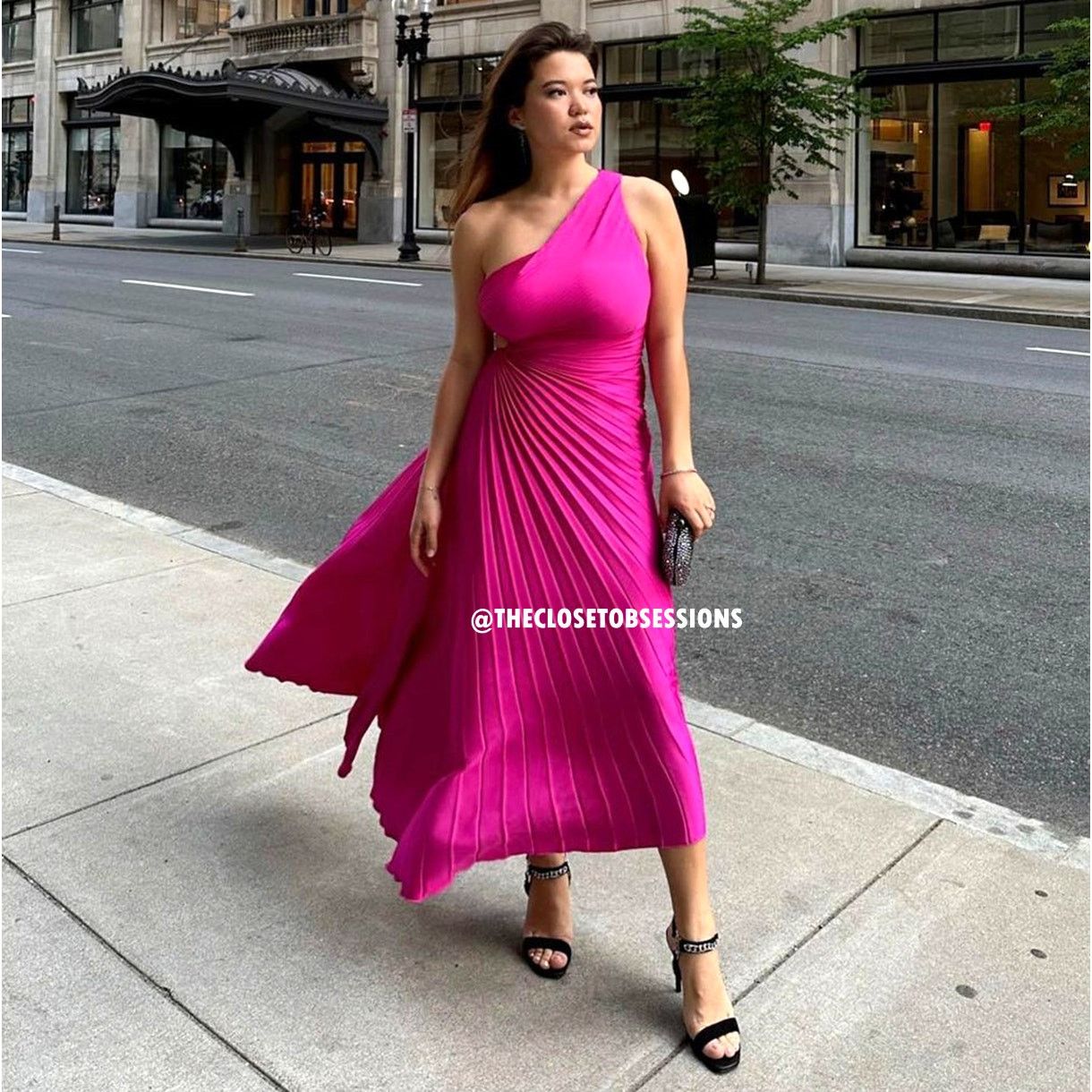Mango MANGO BLOGGER FAVE!!! Cut Out Midi Dress NWT Size M / US 6-8 / IT 42-44 - 18 Thumbnail