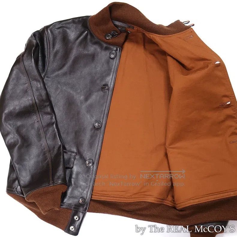 The Real McCoy's The Real McCoys Type A-1 A1 flight jacket Size US M / EU 48-50 / 2 - 1 Thumbnail