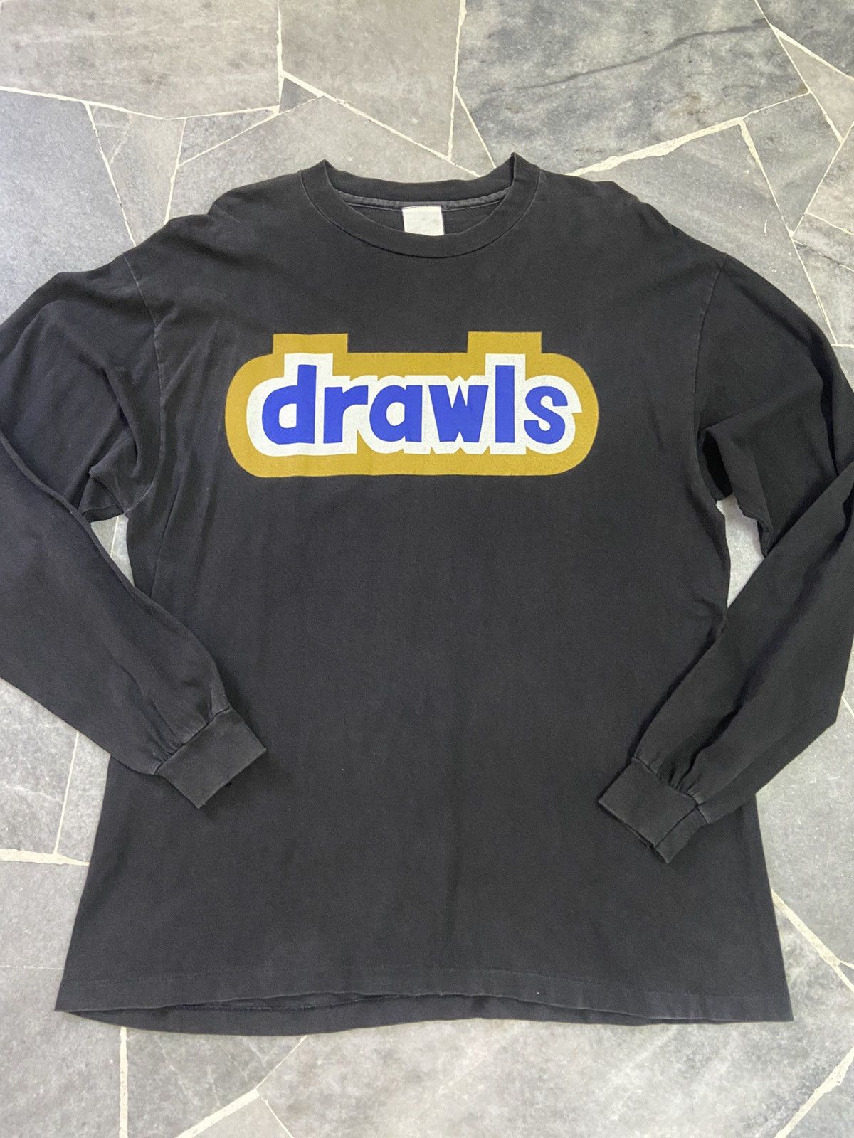 Hook-Ups Rare Vintage Drawls Skateboard Long Sleeve T-Shirt Size US XL / EU 56 / 4 - 5 Thumbnail