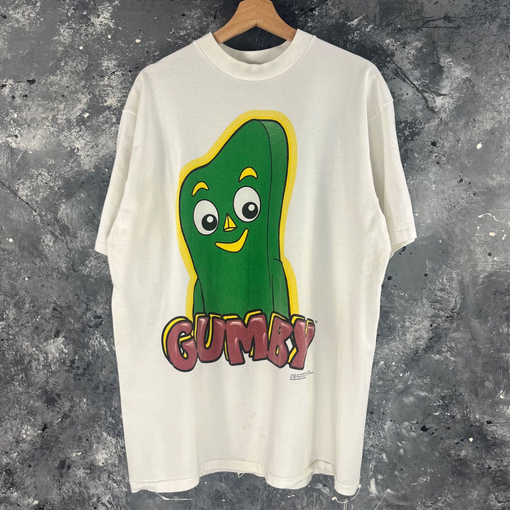 Vintage Vintage 1994 Gumby cartoon shirt | Grailed