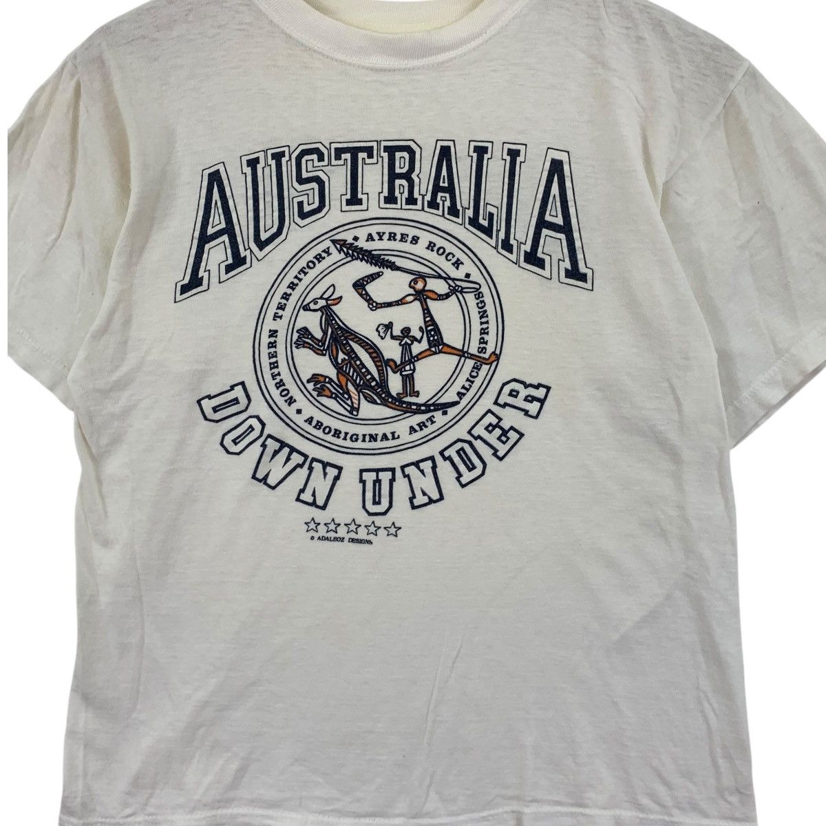 Vintage Vintage 90’ ADALBOZ DESIGNS AUSTRALIA Down Under Tee Shirt Size S / US 4 / IT 40 - 3 Thumbnail