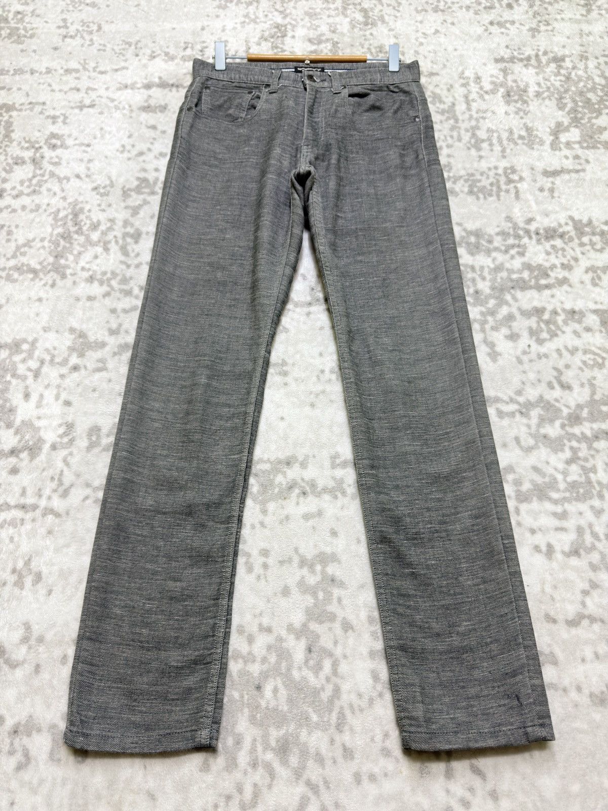 semanticdesign Semantic Design Slim Tapered Cinch Back Zip Pocket Pants Y2K Size US 29 - 2 Thumbnail