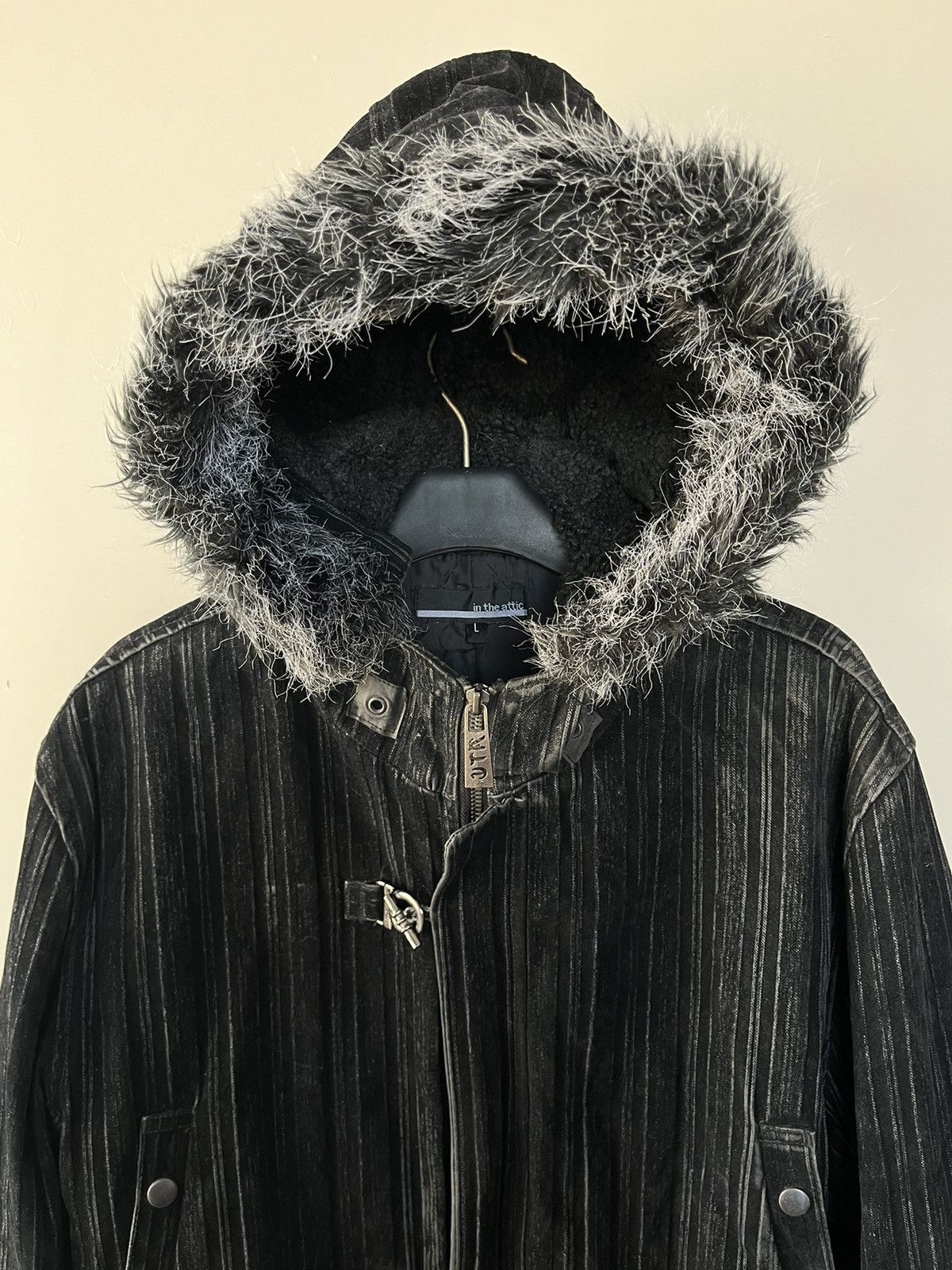 14th Addiction JAPANESE IN THE ATTIC FUR GOTHIC JACKET SEDITIONARIES PUNK Size US L / EU 52-54 / 3 - 5 Thumbnail