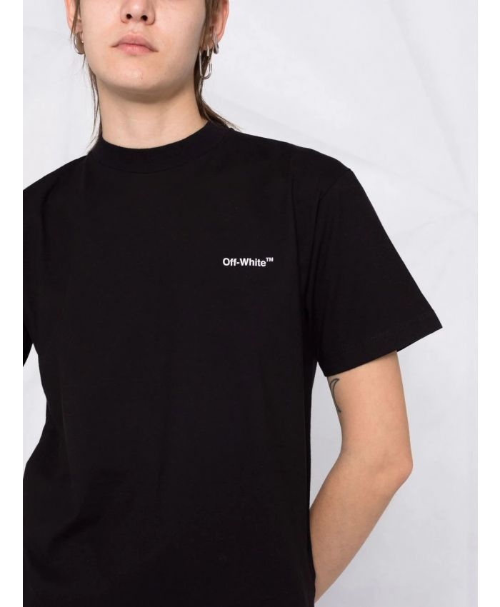 Off-White o1gr1nt1124 Diag Regular T-Shirt in Black Size US XS / EU 42 / 0 - 4 Thumbnail