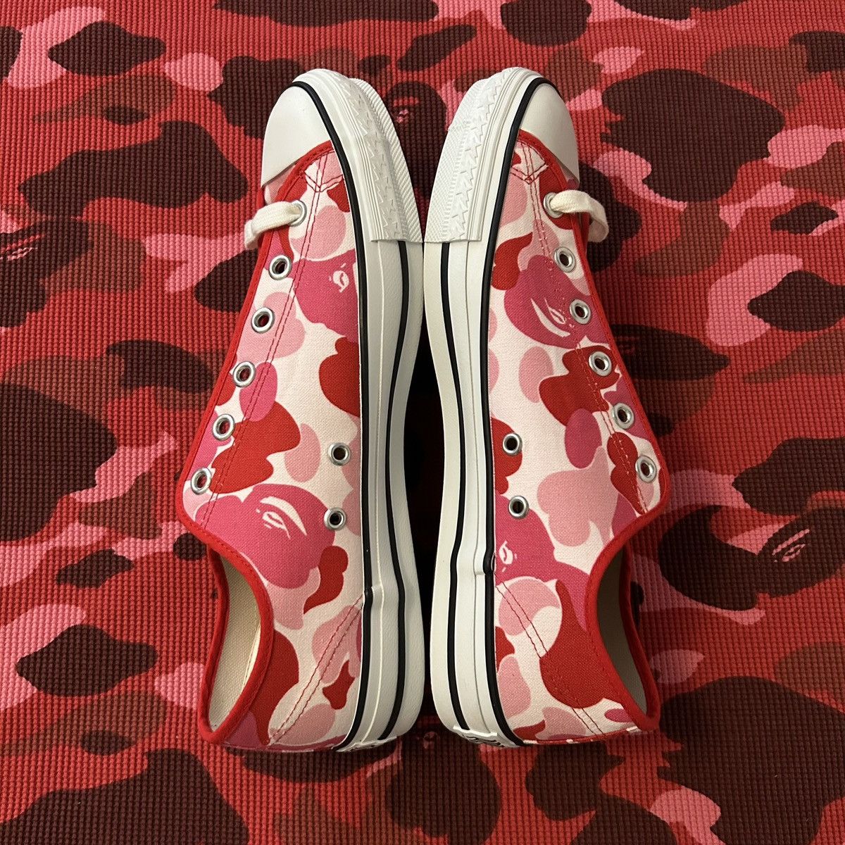 Bape BAPE Pink ABC Camo “Side Tape” APESTA Shoes Size US 9.5 / EU 42-43 - 4 Thumbnail