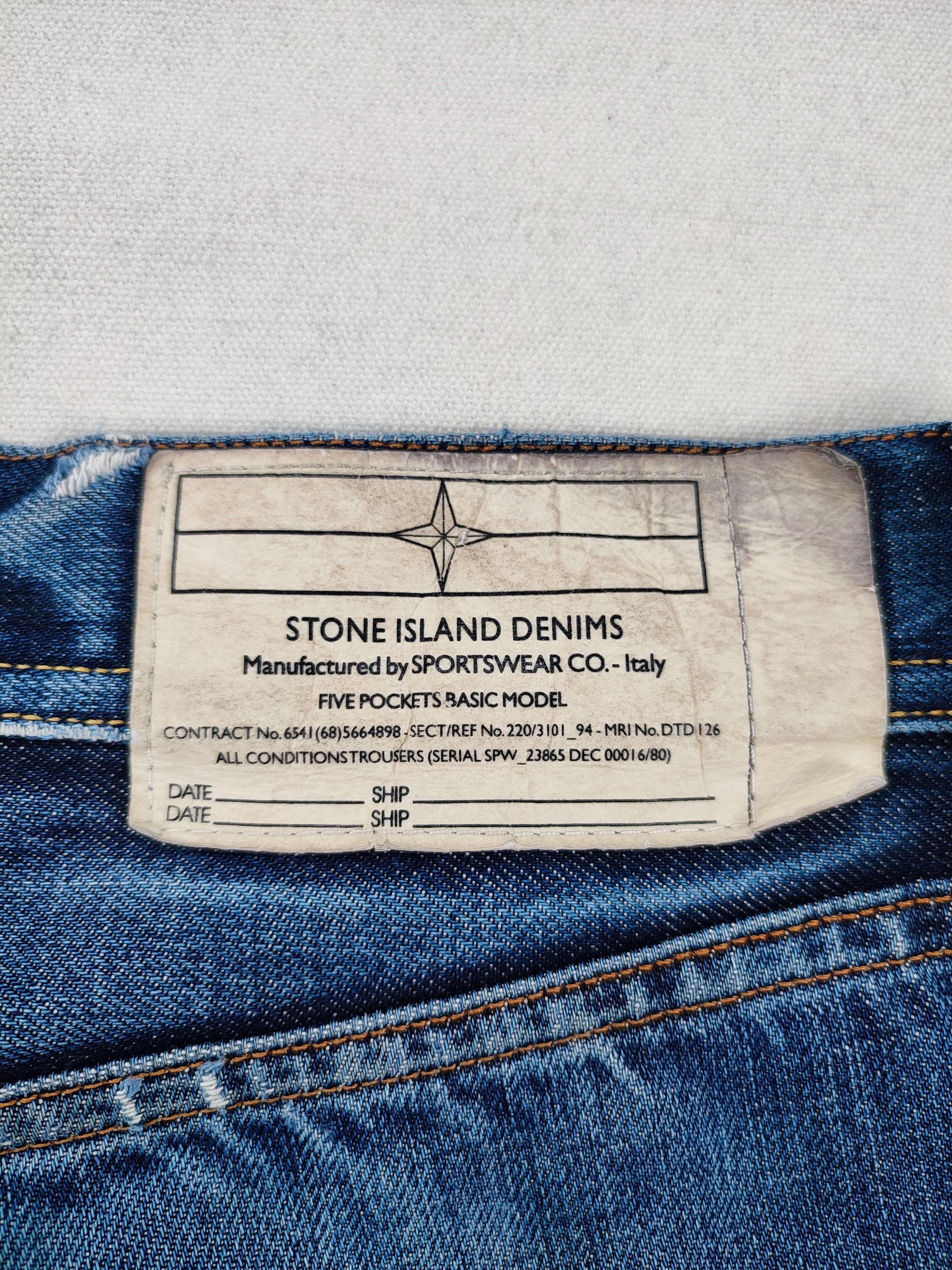 Stone Island Authentic Stone Island Reworked Jeans Size US 32 / EU 48 - 7 Thumbnail