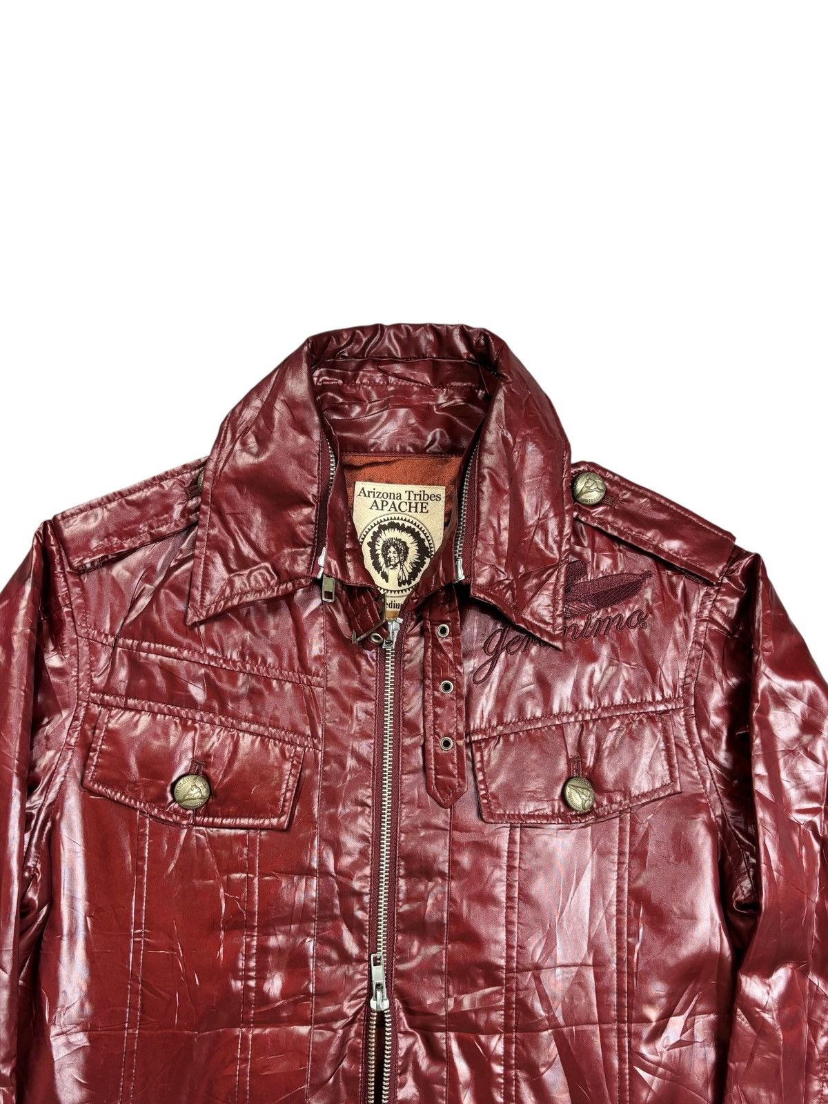 Ekam 2000s Geronimo - Arizona Tribes Apache Red Jacket Size US M / EU 48-50 / 2 - 9 Thumbnail
