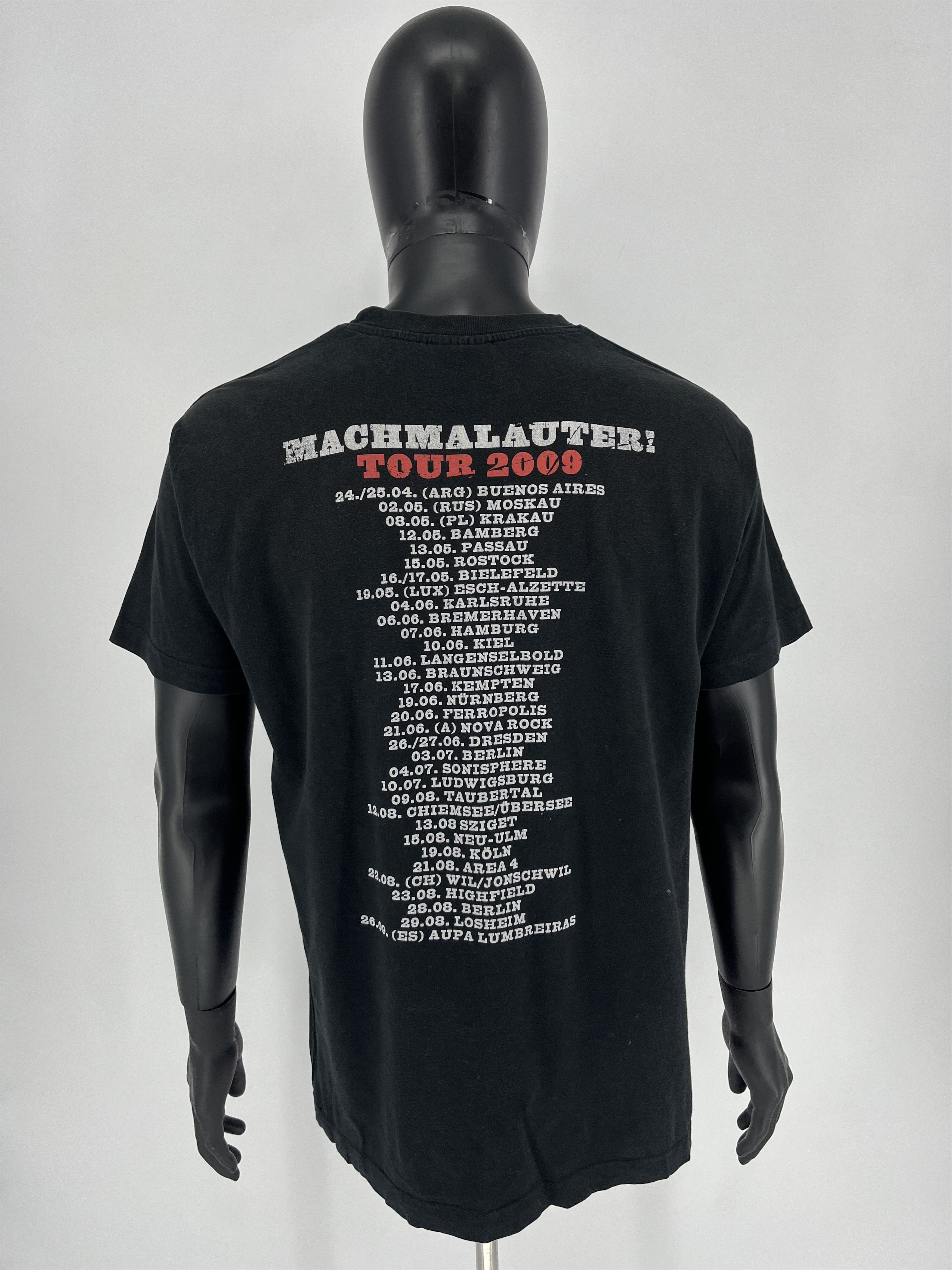 Band Tees Die Toten Hosen 2009 Vintage Band Tour Tee Size US M / EU 48-50 / 2 - 8 Thumbnail