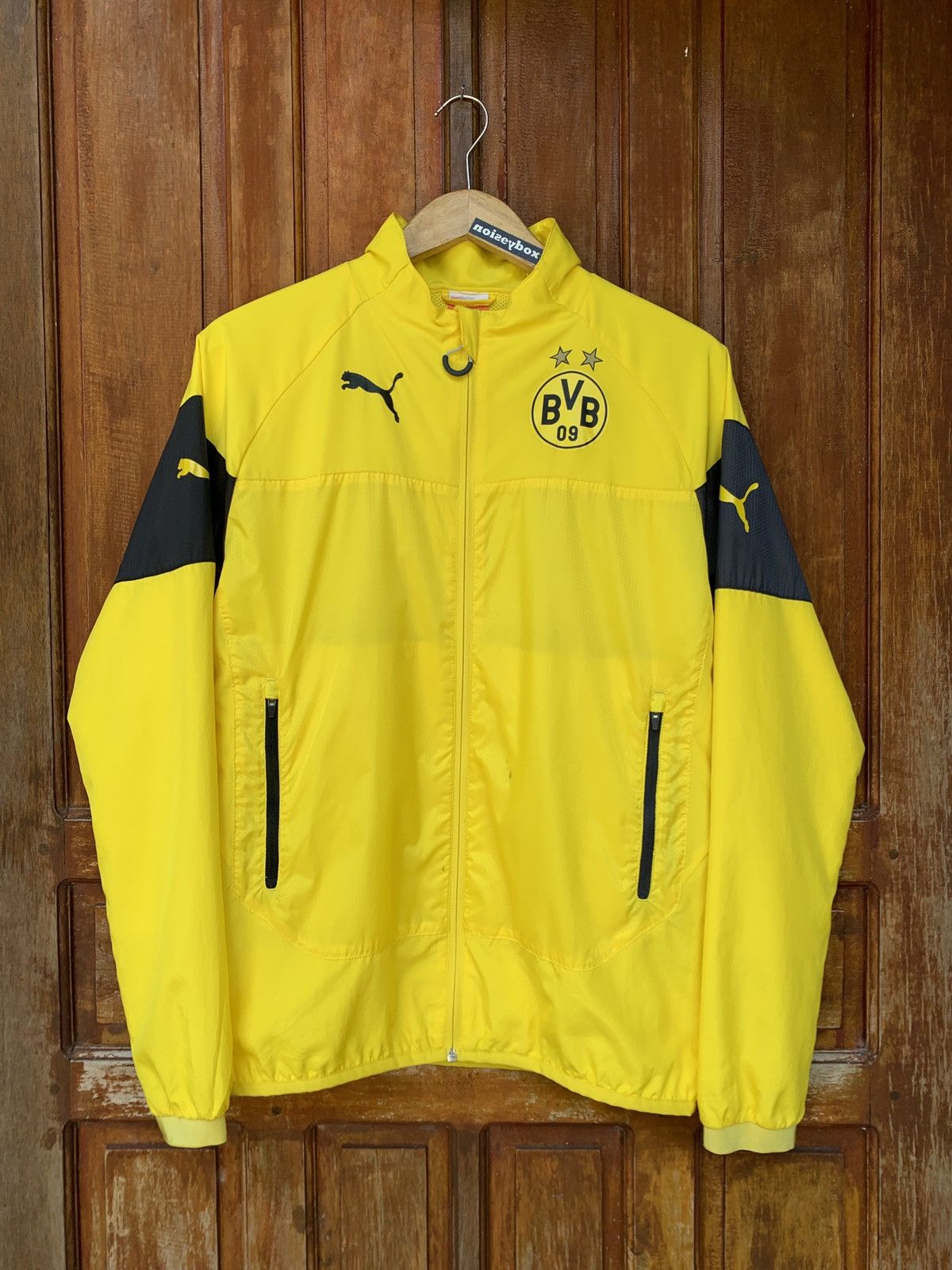 image of Puma (Sold)2015 Bvb Dortmund Presentation Jacket in Yellow, Men's (Size Small)