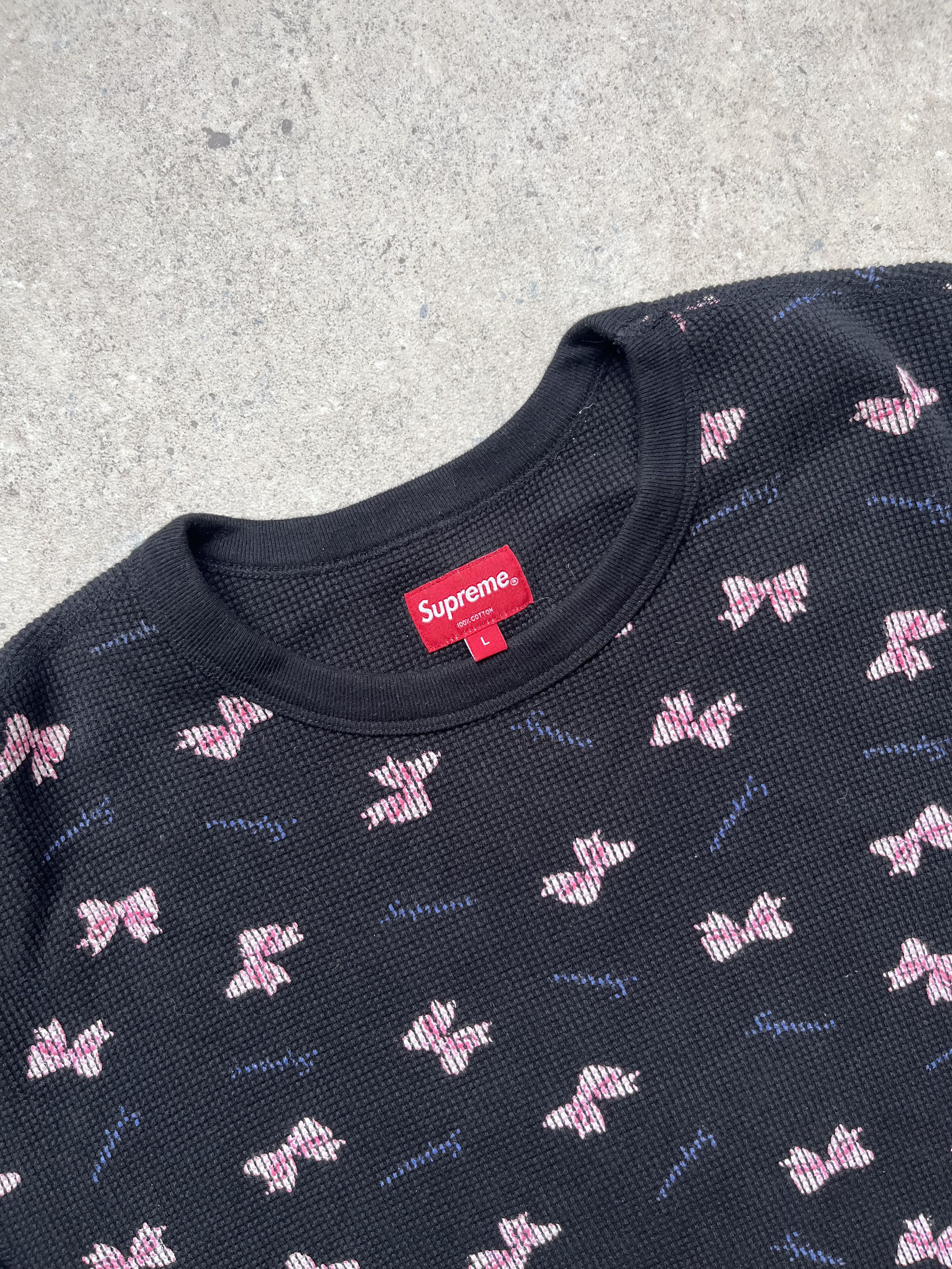 Supreme Supreme Bow Waffle Thermal FW19 Size US L / EU 52-54 / 3 - 2 Thumbnail