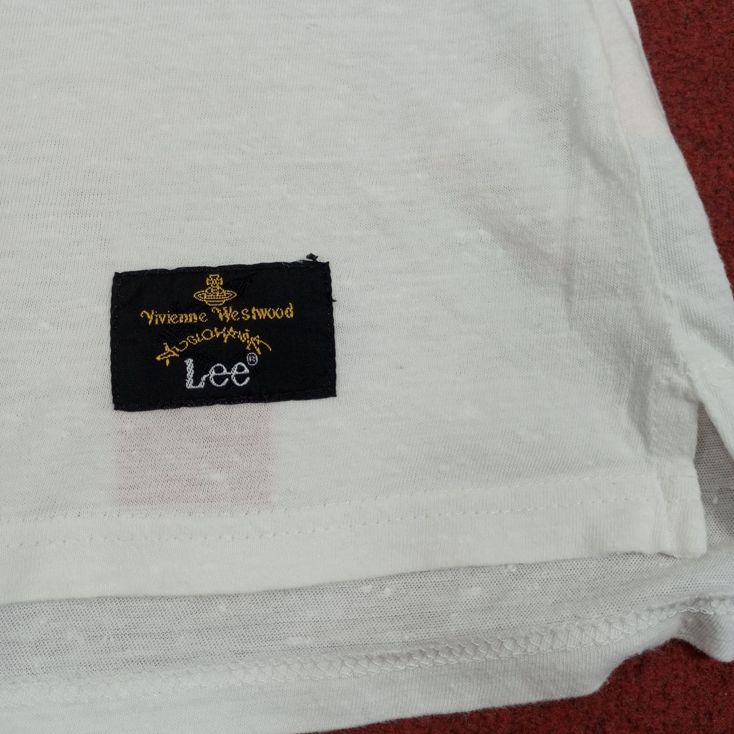 Lee × Vintage × Vivienne Westwood Vivienne Westwood X Lee Designer Punk Fashion Style Tshirt Size S / US 4 / IT 40 - 8 Thumbnail