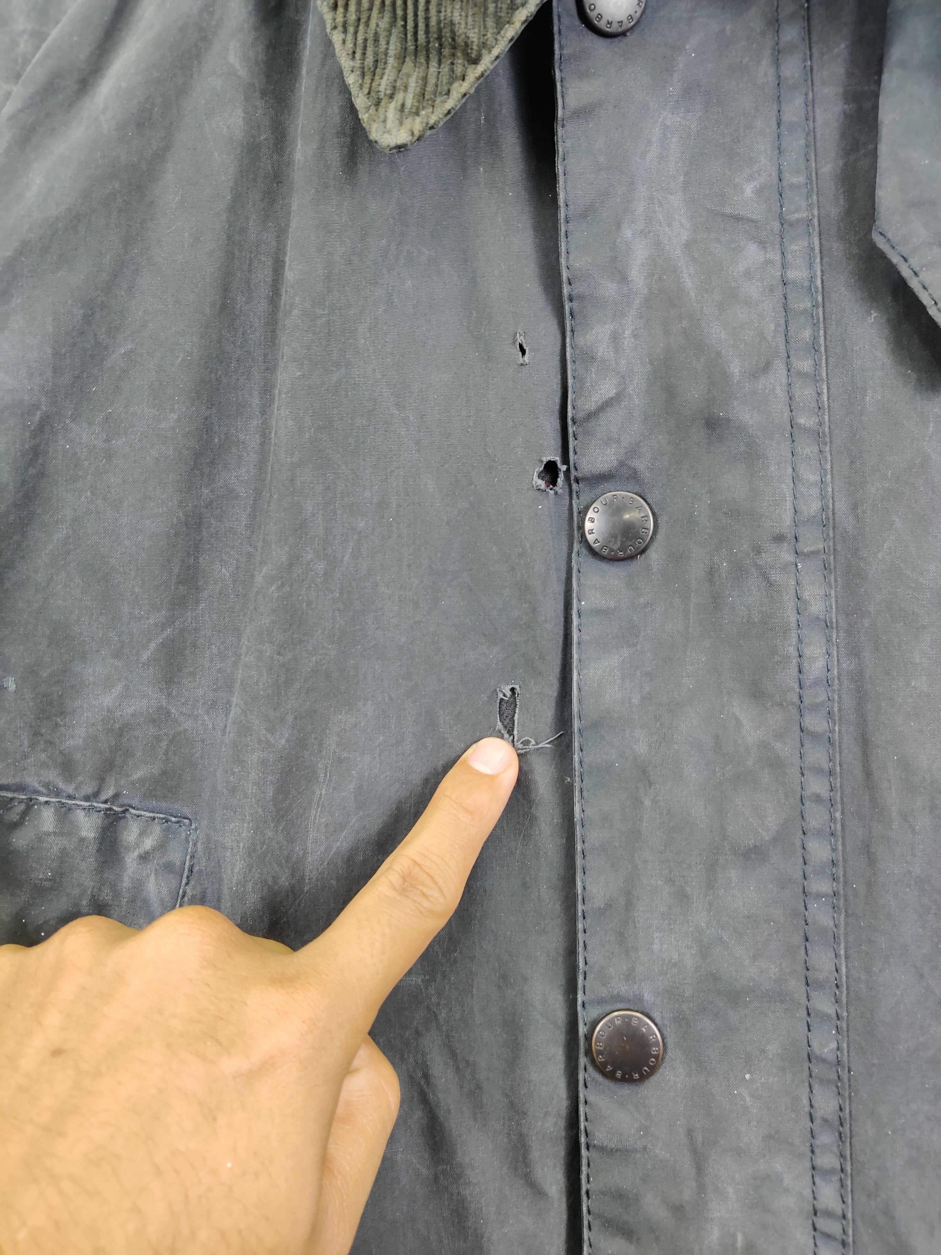 Barbour Vintage Thrashed Barbour Care Bedale Waxed Jacket Size US L / EU 52-54 / 3 - 13 Thumbnail