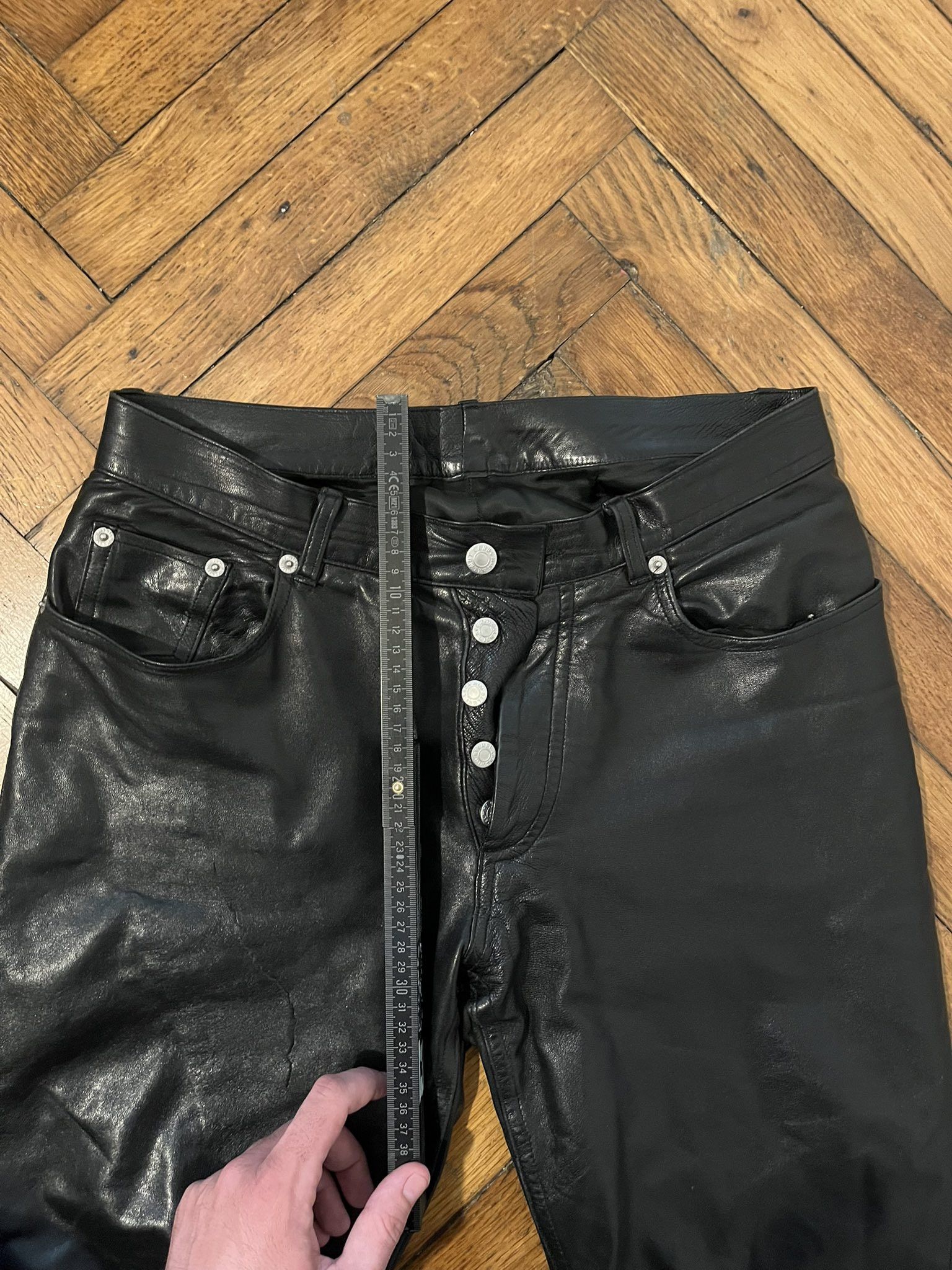 Helmut Lang OG Helmut Lang leather pant (1999) Size US 30 / EU 46 - 8 Thumbnail