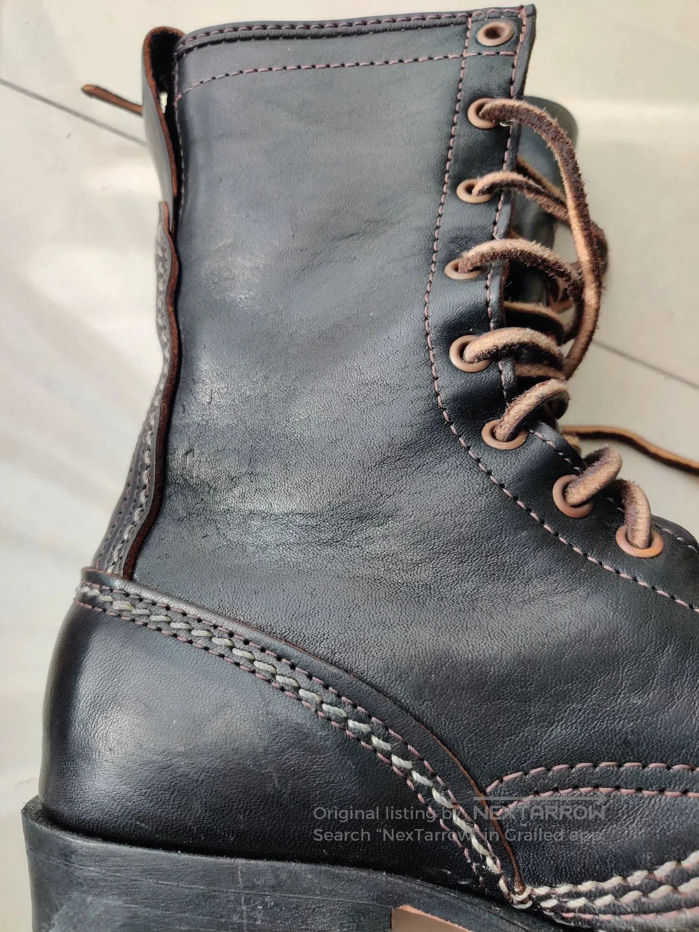 WESCO Wesco Jobmaster Black Leather Boots. Size US 10 / EU 43 - 9 Thumbnail