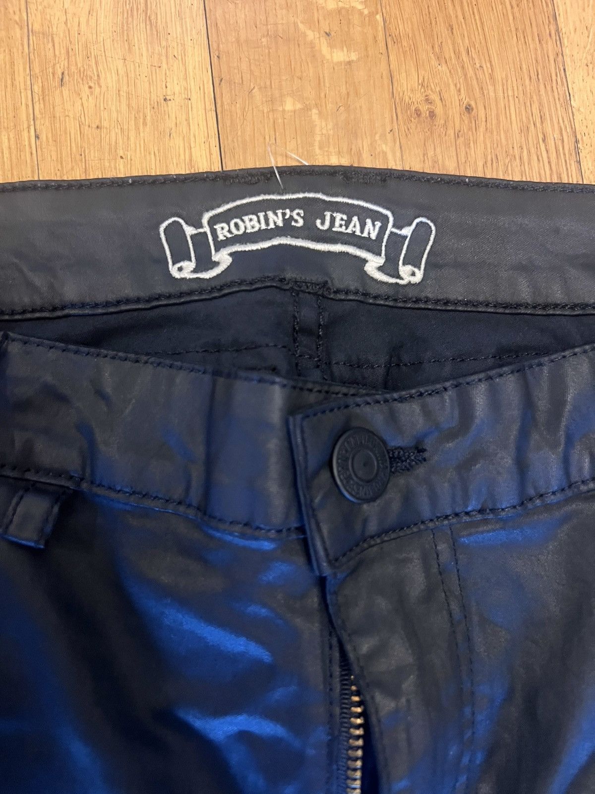 Robins Jeans Robins jean the show motorcycle biker gold black Size US 38 / EU 54 - 3 Thumbnail