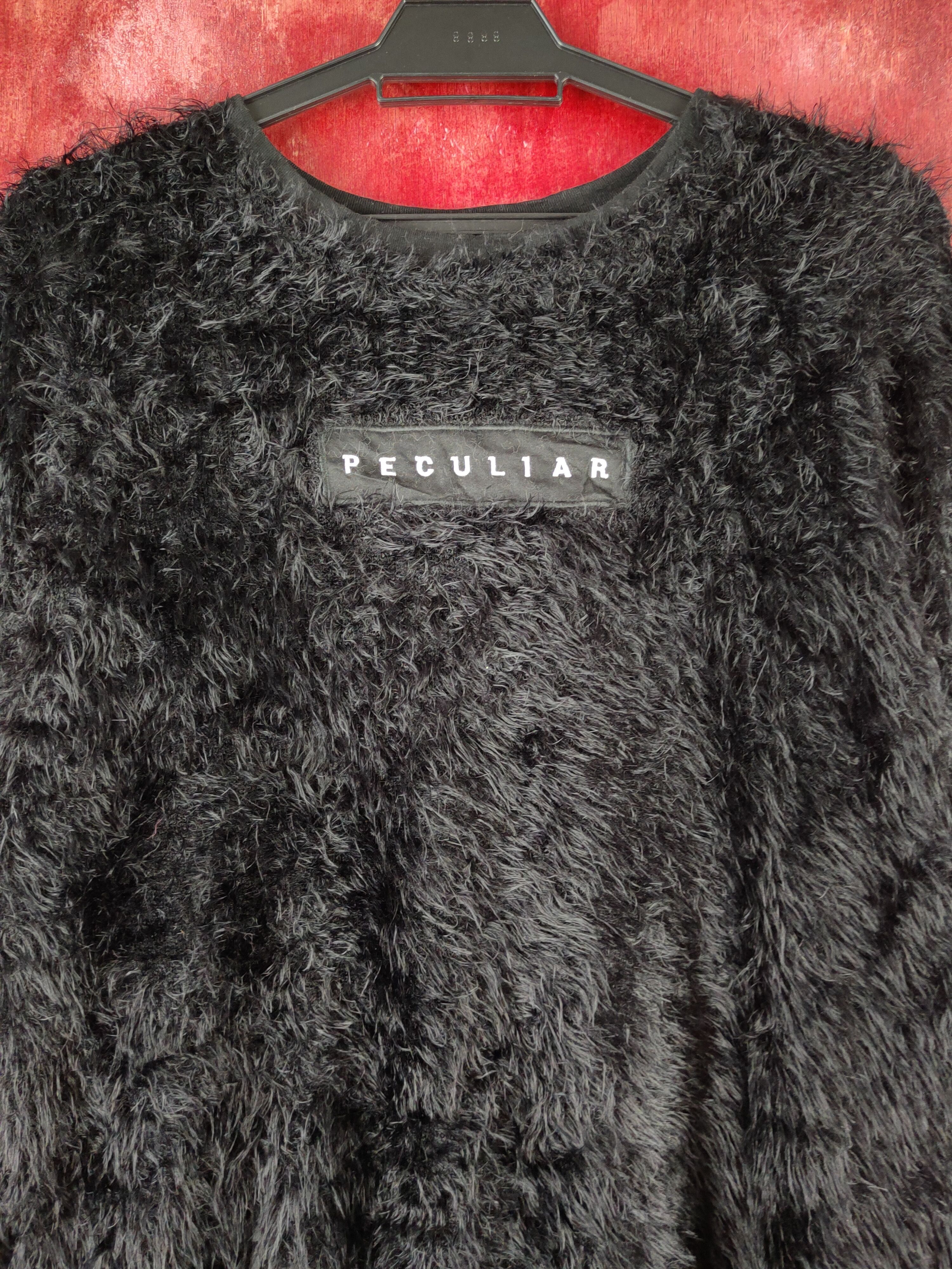 Homespun Knitwear × Japanese Brand × Vintage Rna.Inc Black Shag Shaggy Fur Mohair Knitwear #S2183 Size M / US 6-8 / IT 42-44 - 2 Thumbnail