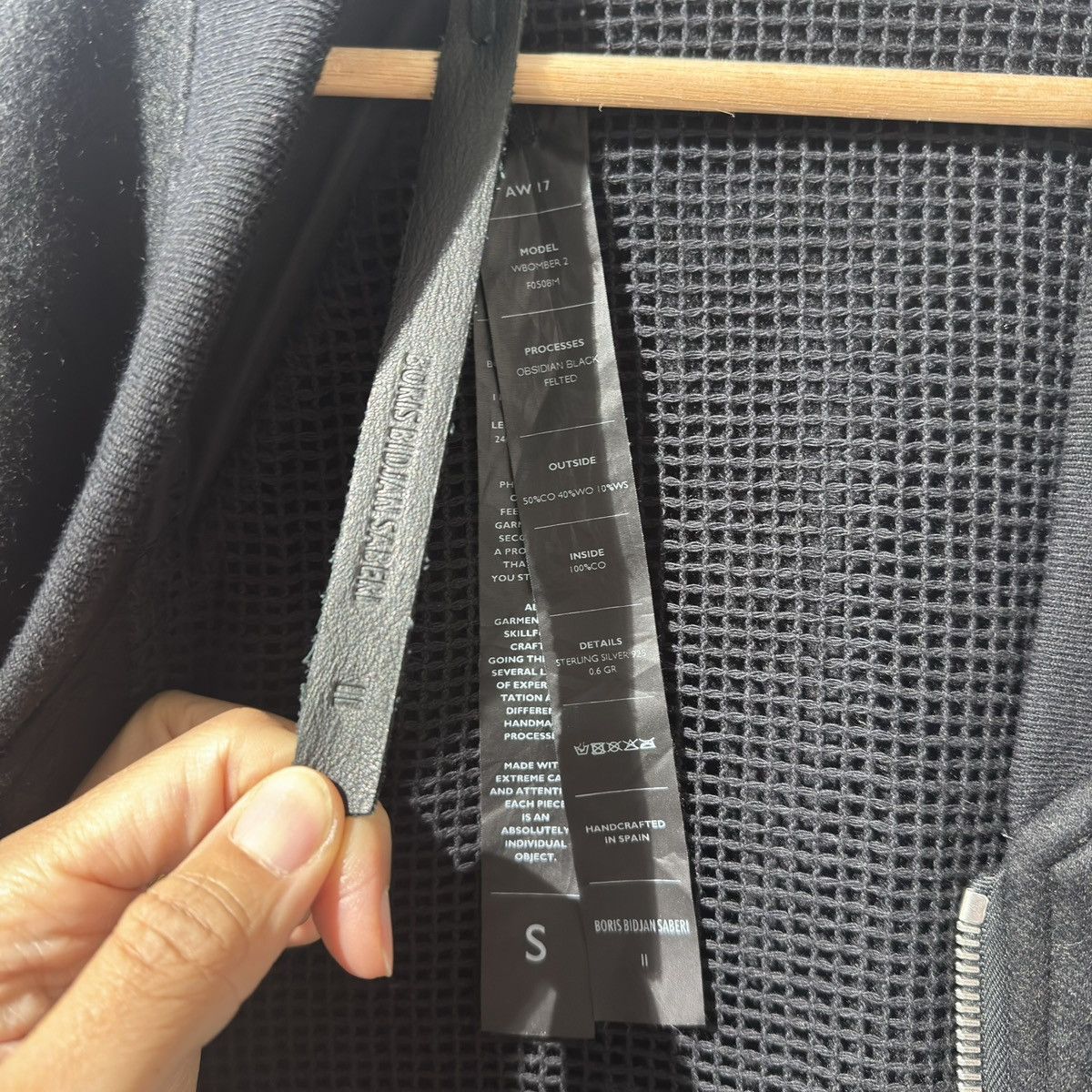 Boris Bidjan Saberi Brand New Boris Bidjan Saberi AW17 long bomber jacket Size US S / EU 44-46 / 1 - 10 Thumbnail