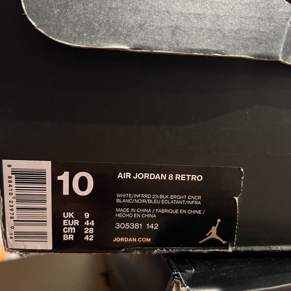 Nike Jordan 8 Retro Three Peat Size US 10 / EU 43 - 9 Thumbnail
