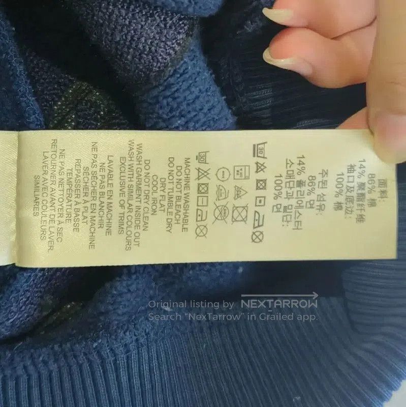 Burberry Burberry Navy Cotton Women's Sweatshirt. Size S / US 4 / IT 40 - 6 Thumbnail