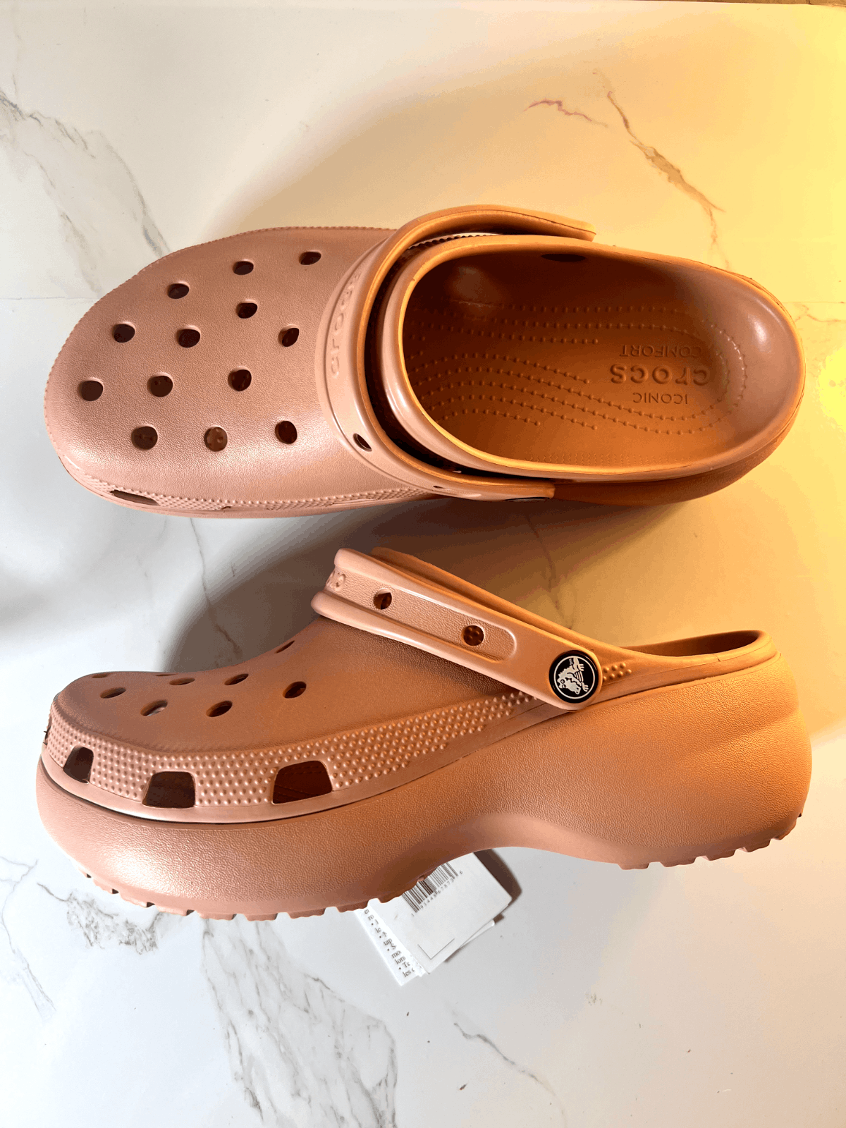 Crocs Crocs Classic Platform Clog Bale Blush Size US 6 / IT 36 - 3 Thumbnail