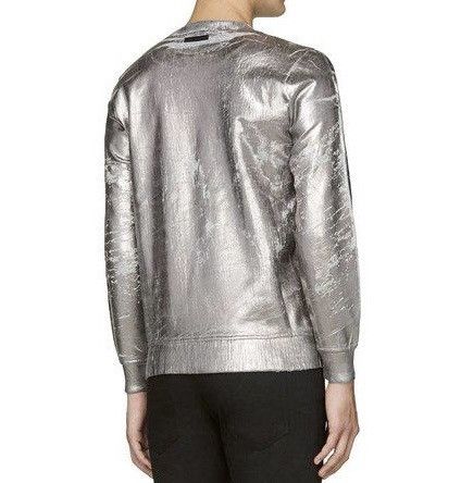 Diesel Diesel Black Metallic Gold Nightclub Silver Shirts Crewneck Size US M / EU 48-50 / 2 - 2 Thumbnail