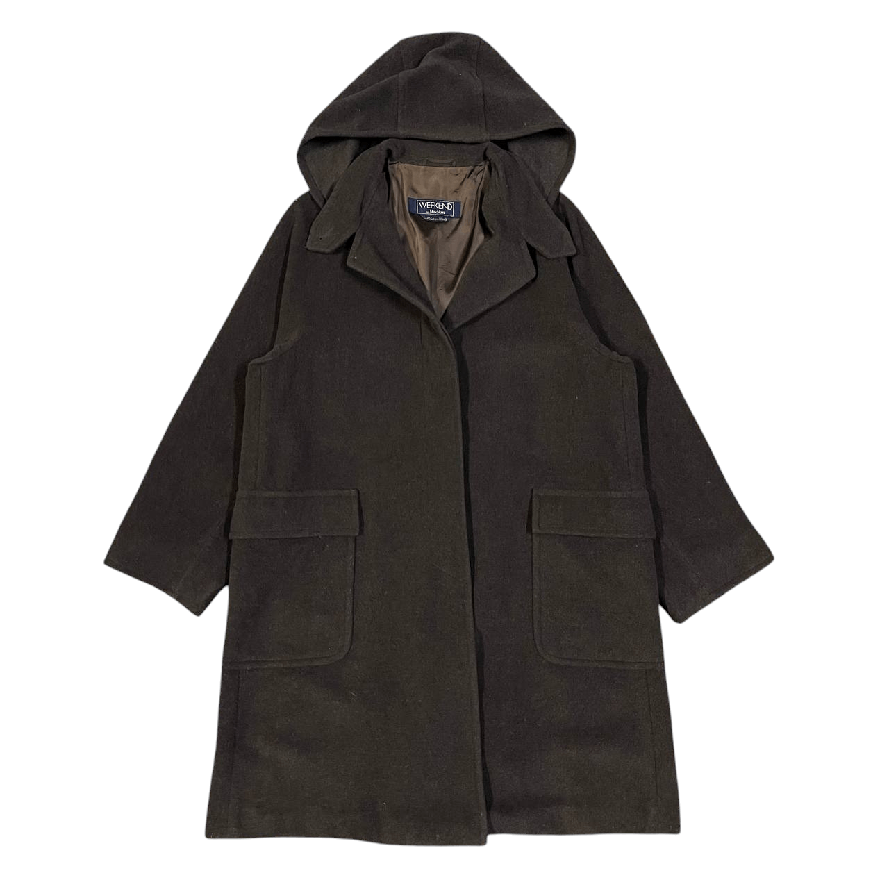 Weekend Max Mara Weekend Max Mara Wool Long Coat with Hood Size M / US 6-8 / IT 42-44 - 1 Thumbnail